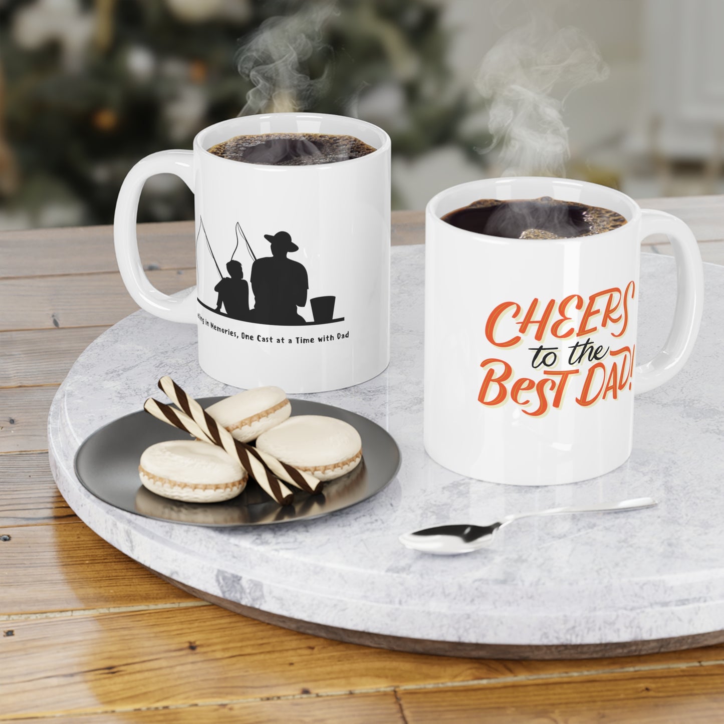 Cheers to the Best Dad Ceramic Mugs (11oz\15oz\20oz)
