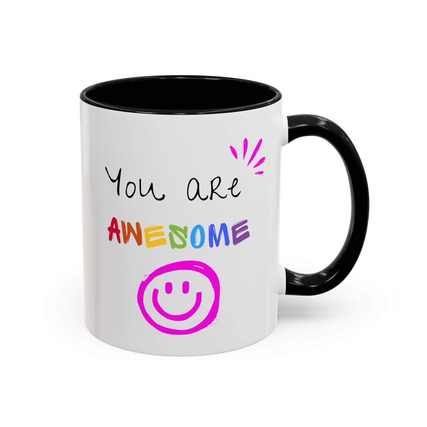 You are Awesome Accent Coffee Mug, 11oz - Haute Sail
