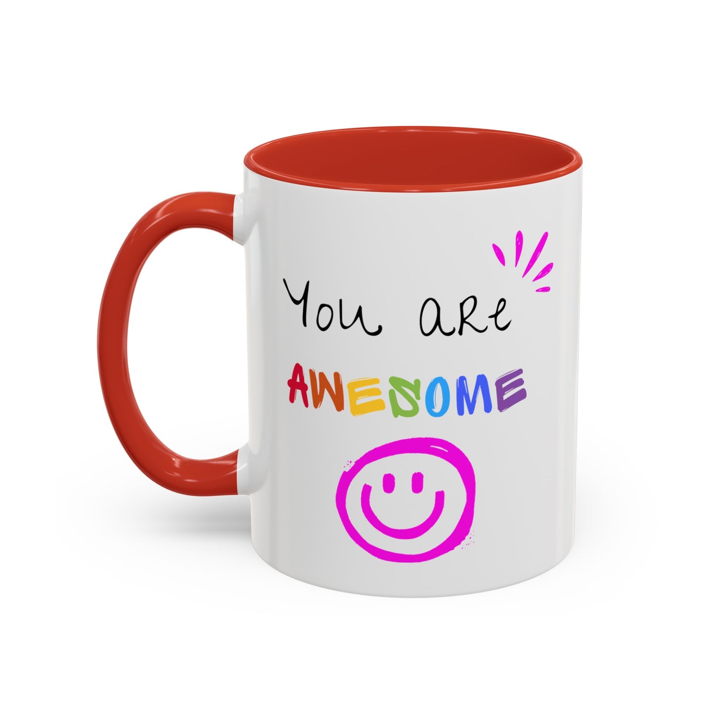 You are Awesome Accent Coffee Mug, 11oz - Haute Sail