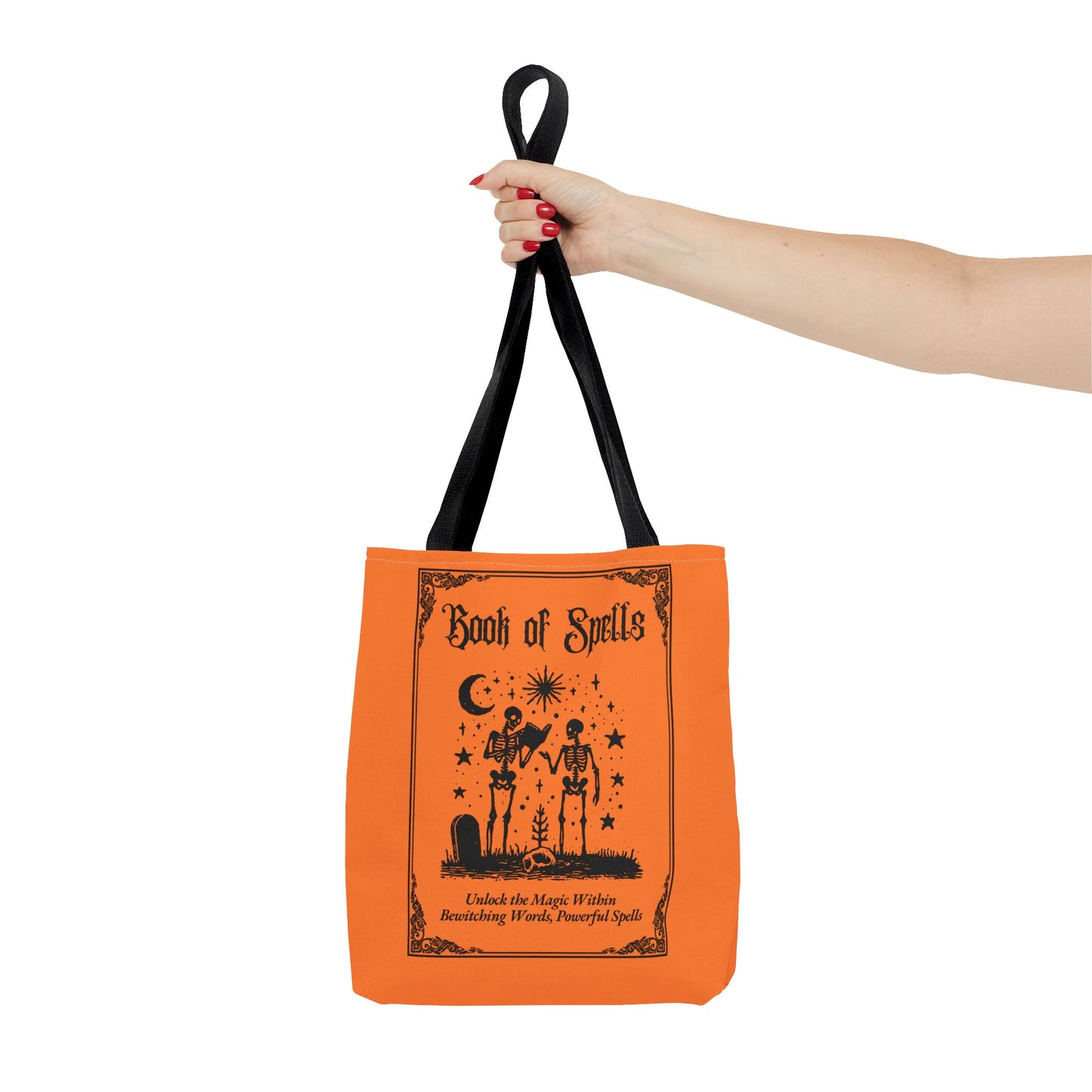 Book of Spells Halloween Tote Bag