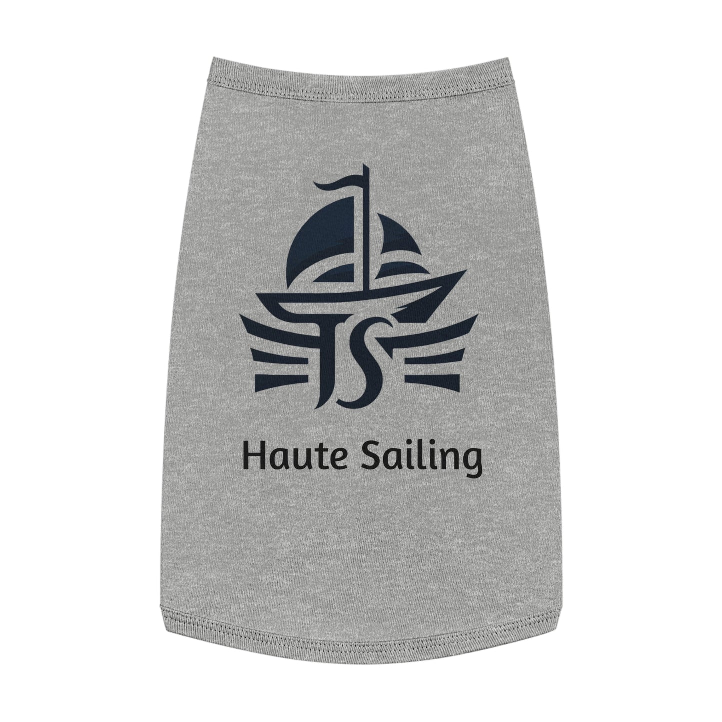 Pet Tank Top - I'd rather be Haute Sailing