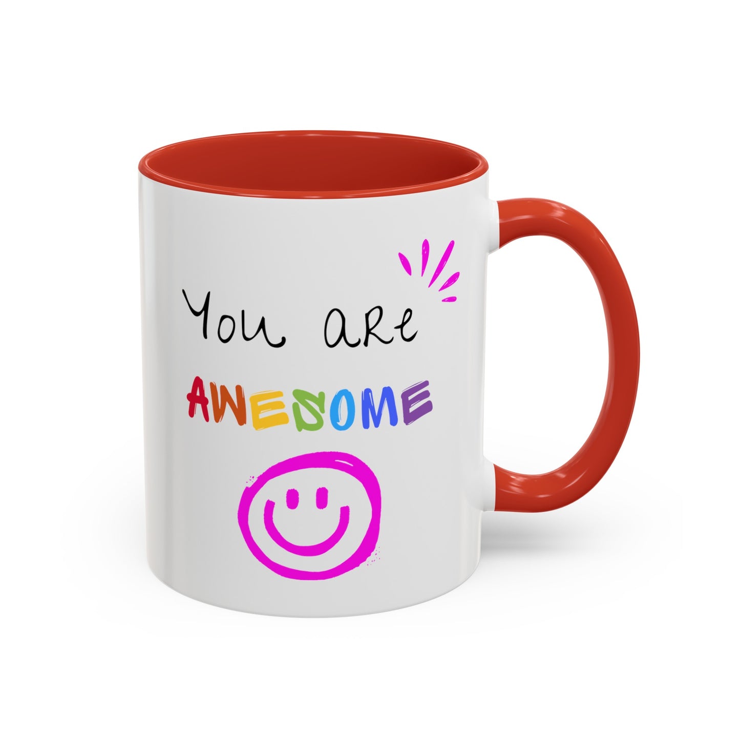 You are Awesome Accent Coffee Mug, 11oz - Haute Sail