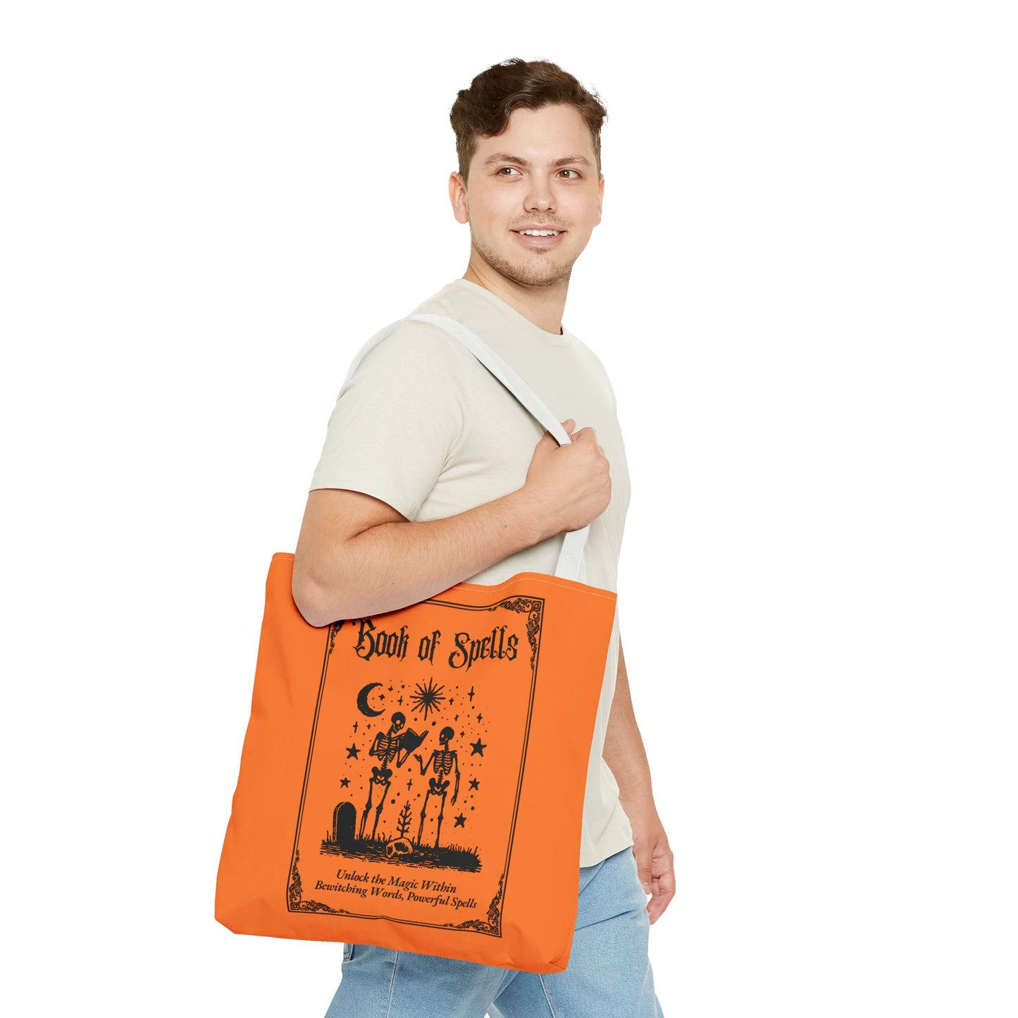 Book of Spells Halloween Tote Bag