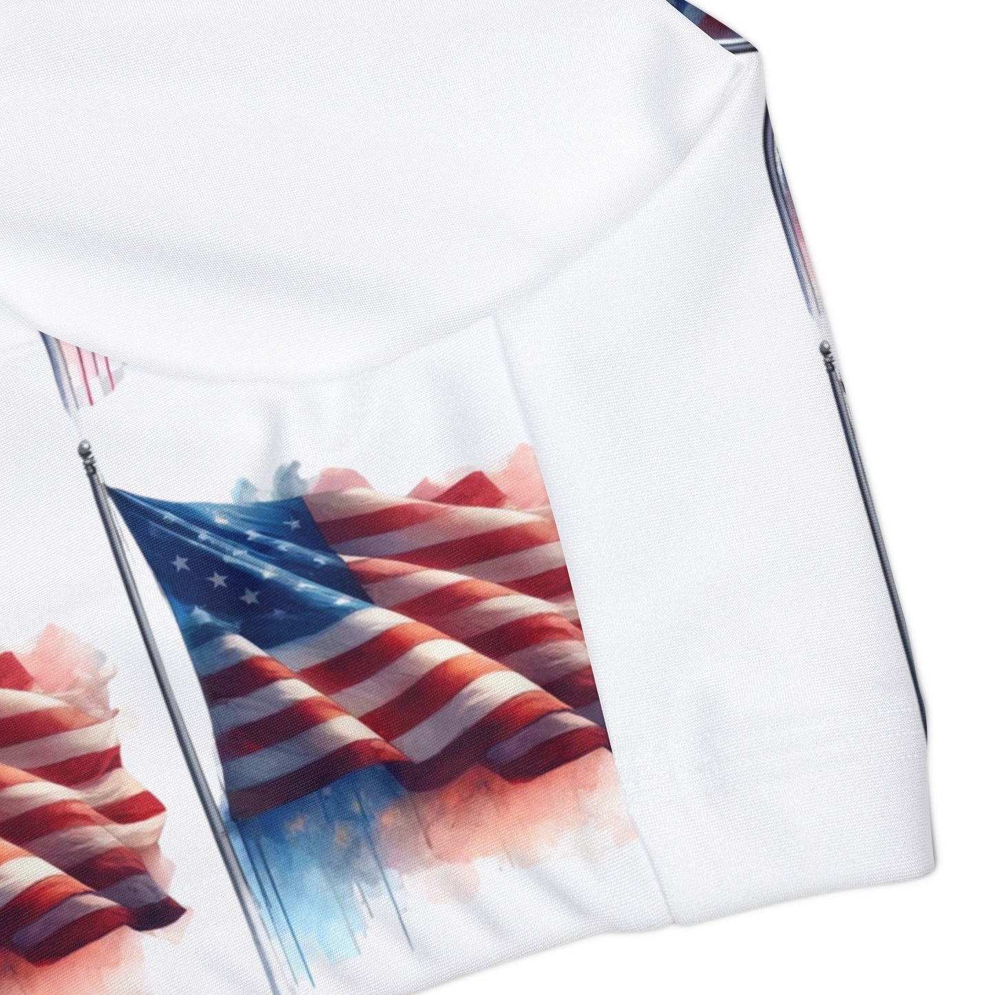 American Flag Girls Two Piece Swimsuit (AOP) - Haute Sail