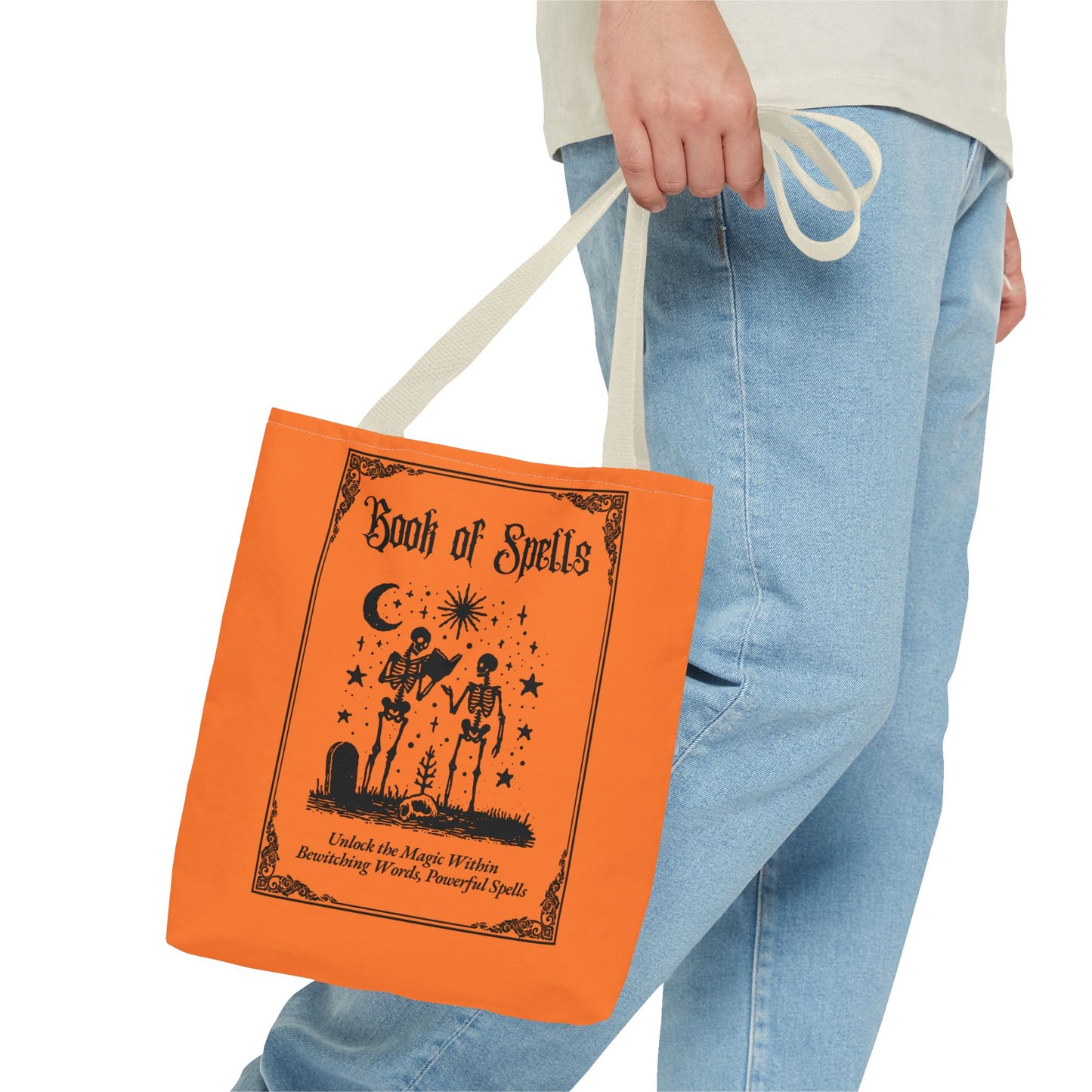 Book of Spells Halloween Tote Bag