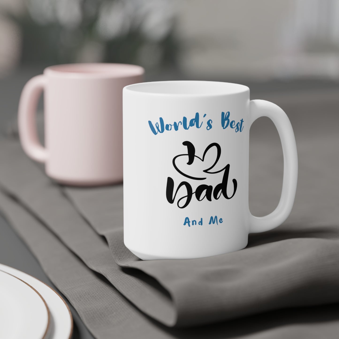 World's Best Dad & Me Son Ceramic Mugs (11oz\15oz\20oz)