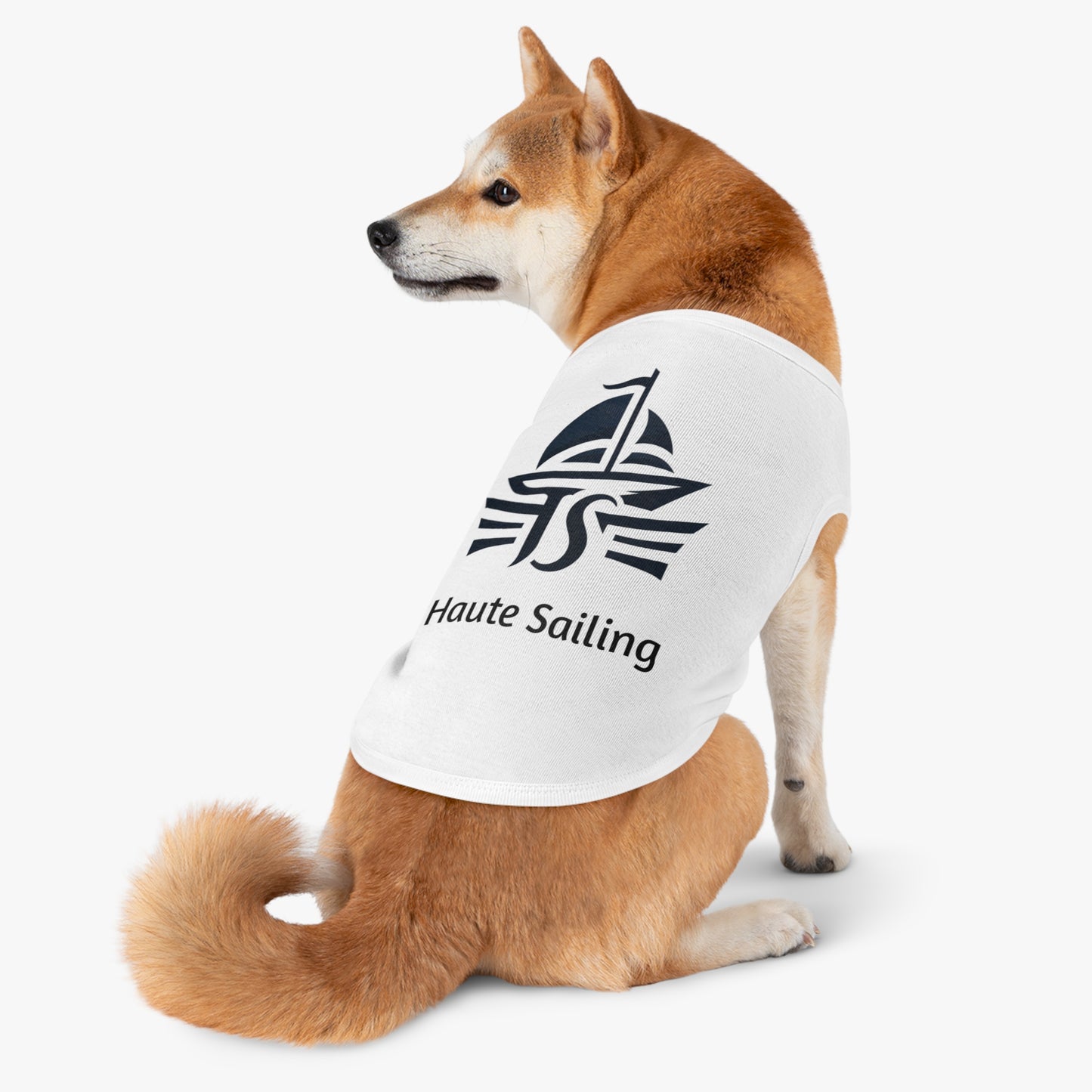 Pet Tank Top - I'd rather be Haute Sailing
