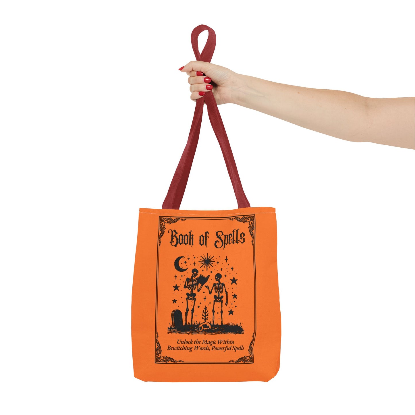 Book of Spells Halloween Tote Bag