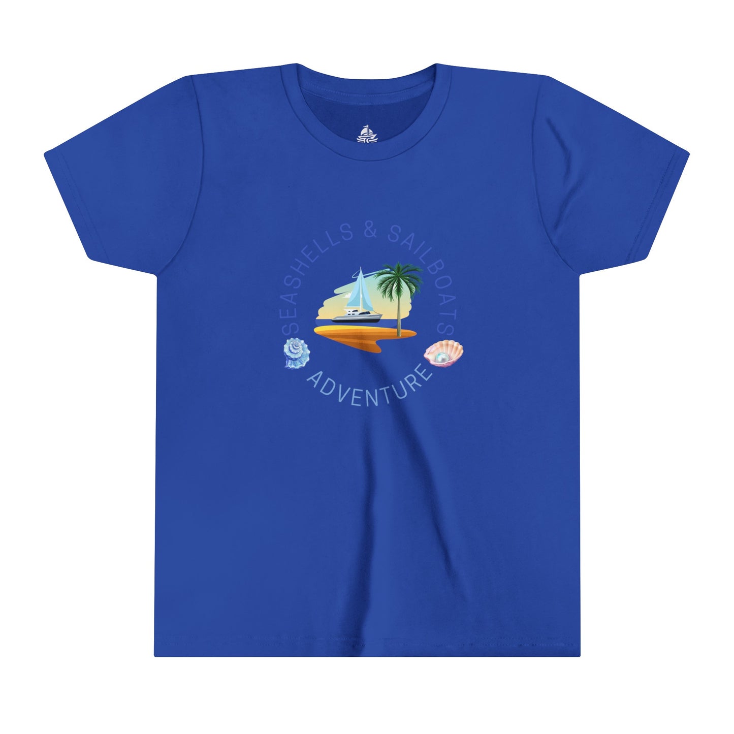 Seashells and Sailboats Youth Short Sleeve Tee - Haute Sail
