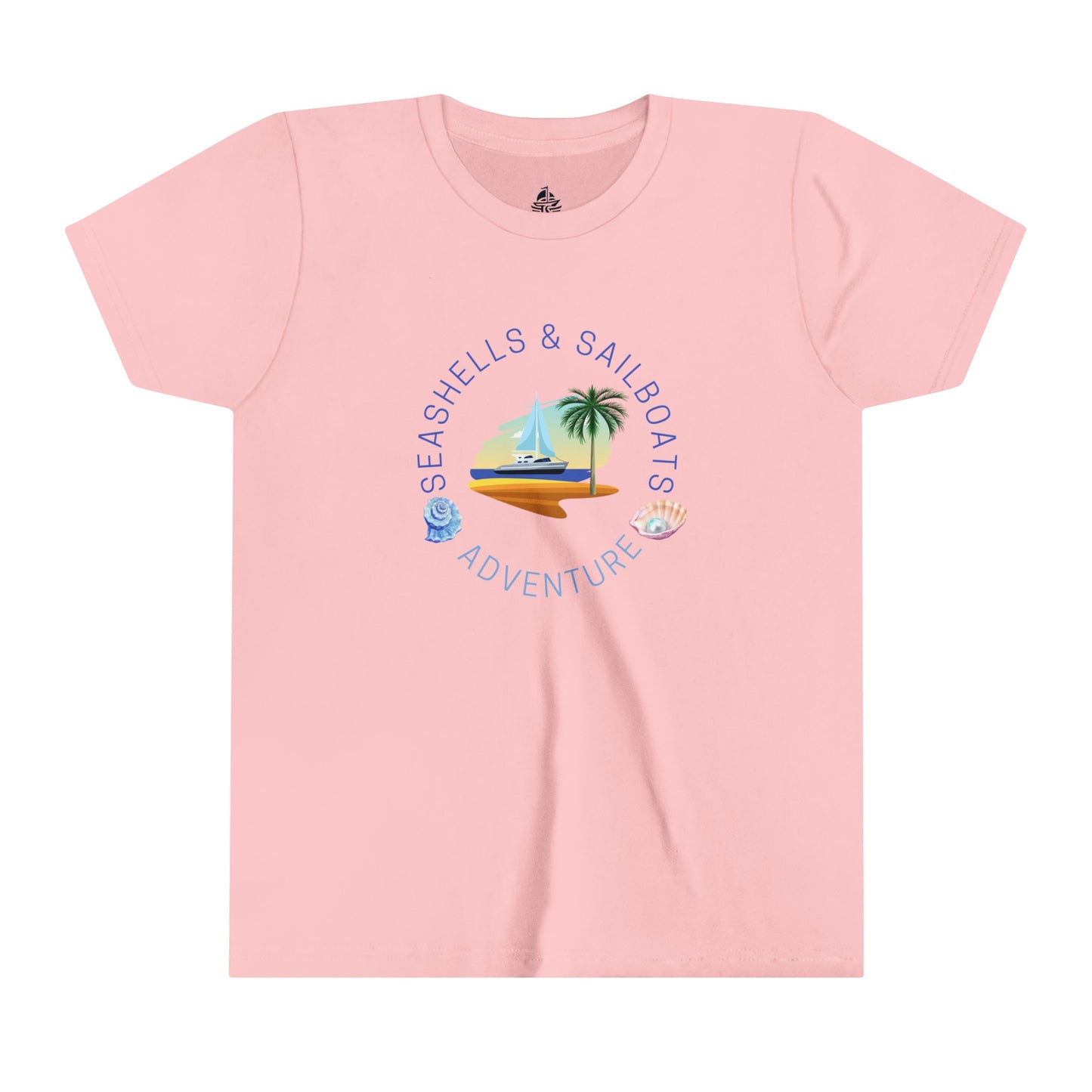 Seashells and Sailboats Youth Short Sleeve Tee - Haute Sail