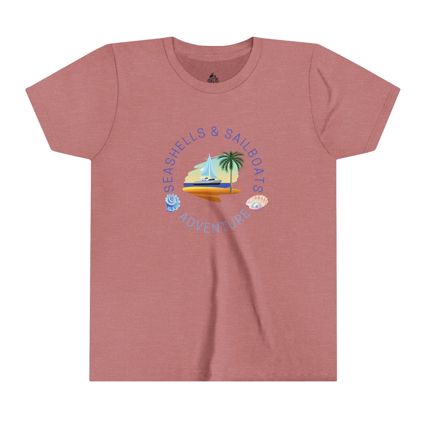 Seashells and Sailboats Youth Short Sleeve Tee - Haute Sail