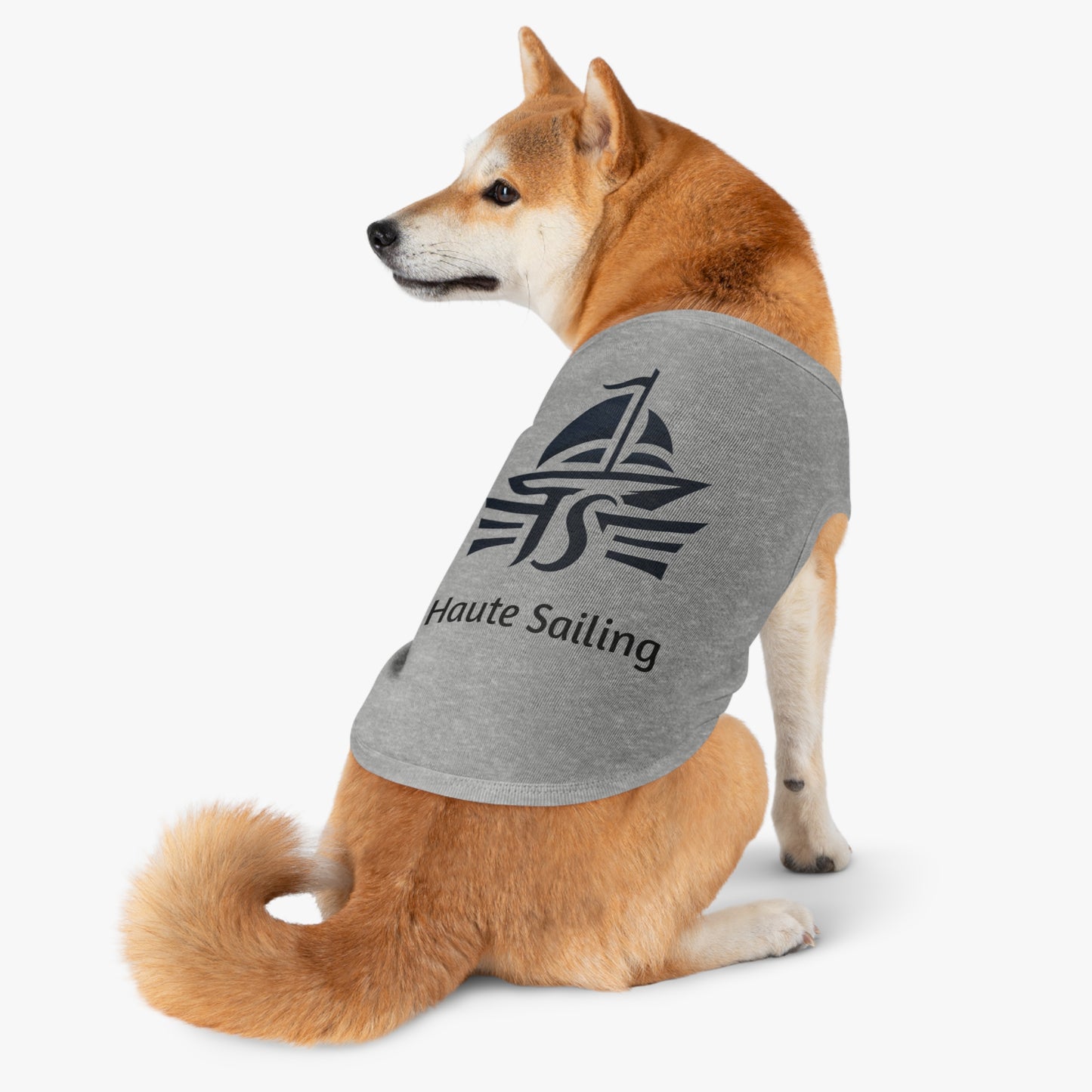 Pet Tank Top - I'd rather be Haute Sailing