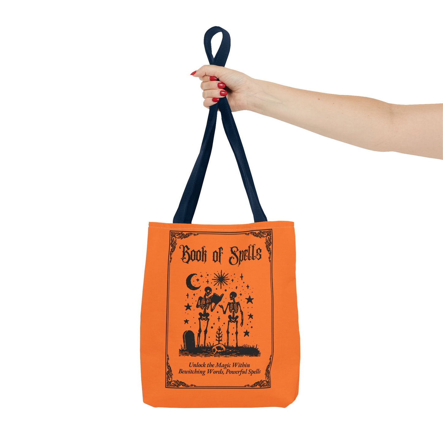 Book of Spells Halloween Tote Bag
