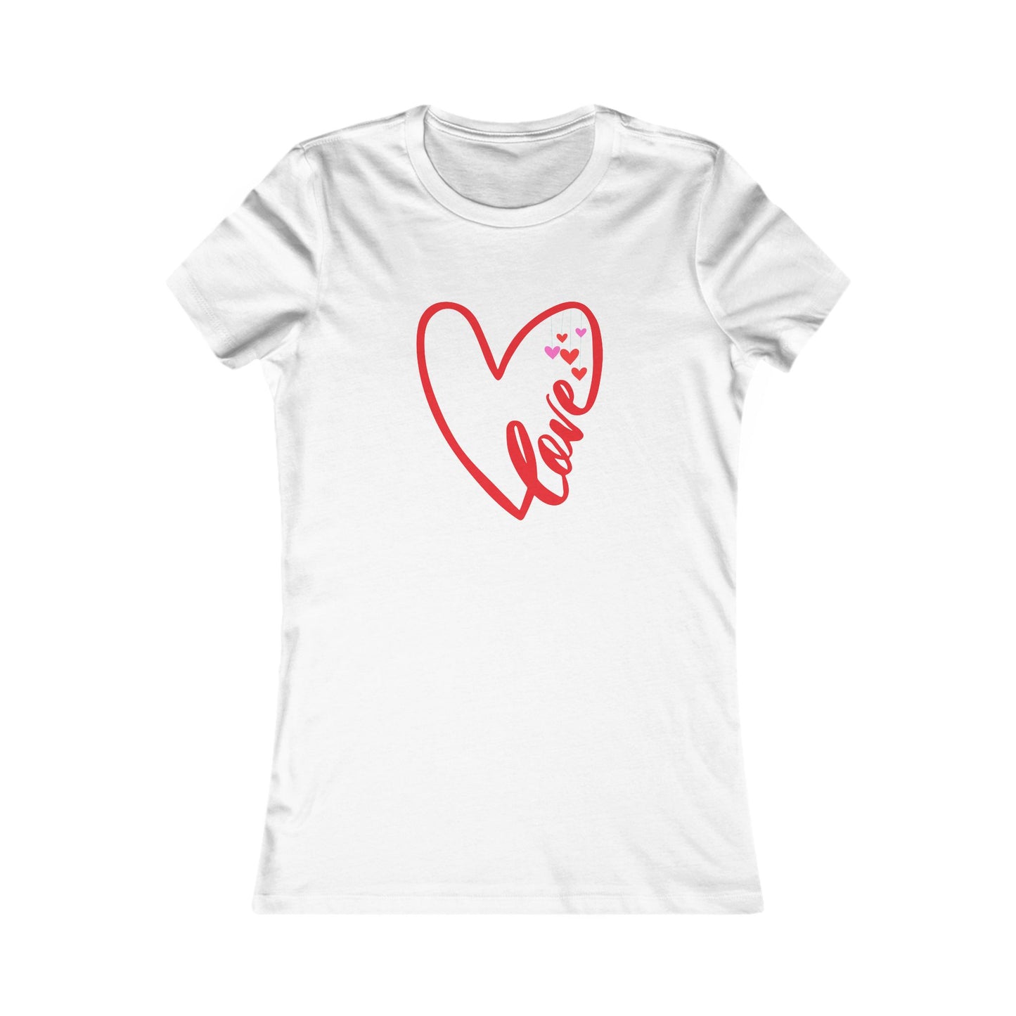 Tee Love Hearts Women's Favorite