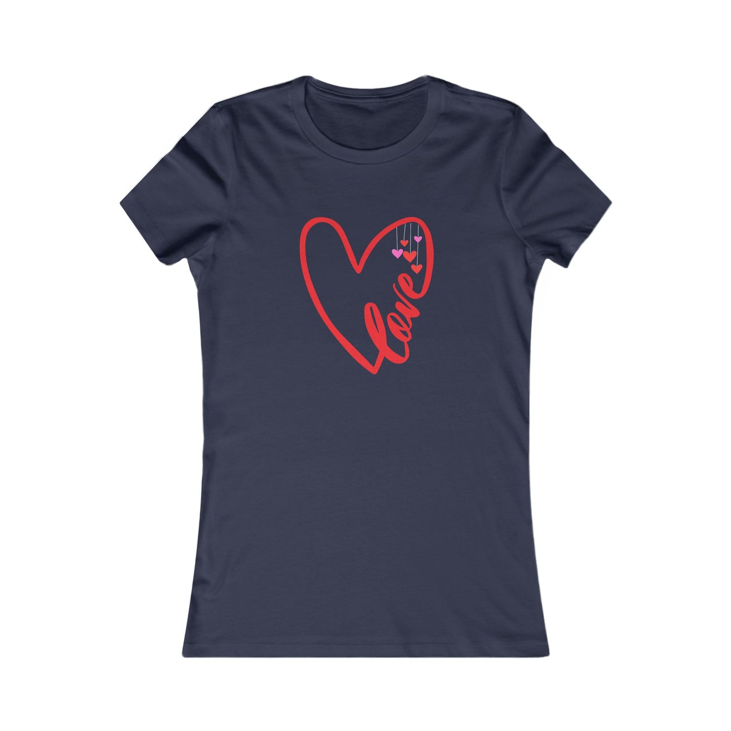 Tee Love Hearts Women's Favorite