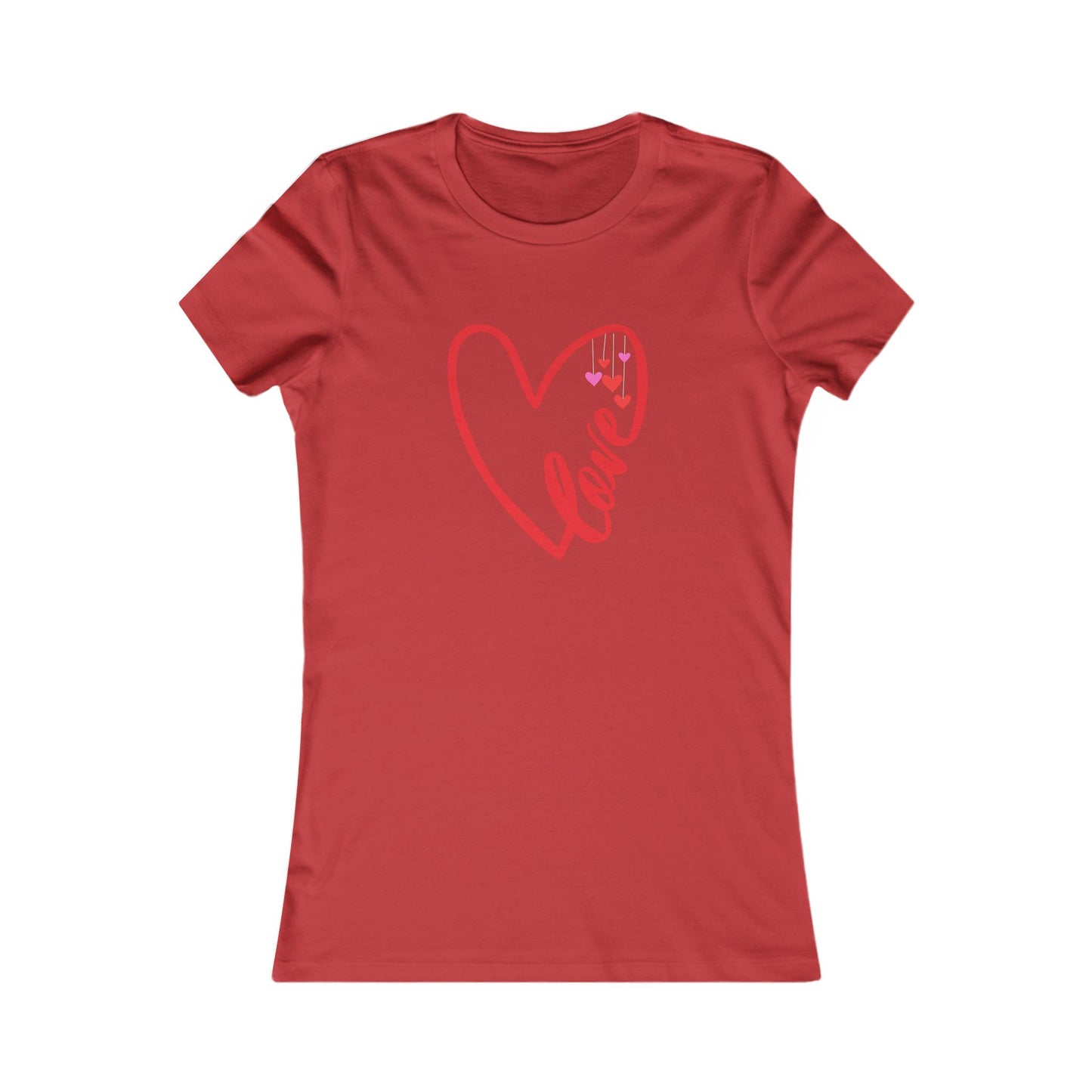 Tee Love Hearts Women's Favorite
