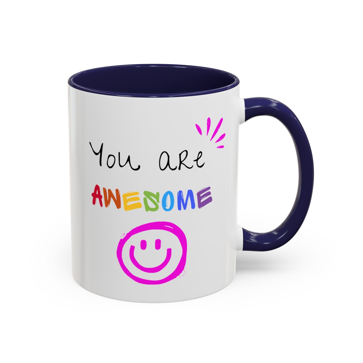 You are Awesome Accent Coffee Mug, 11oz - Haute Sail