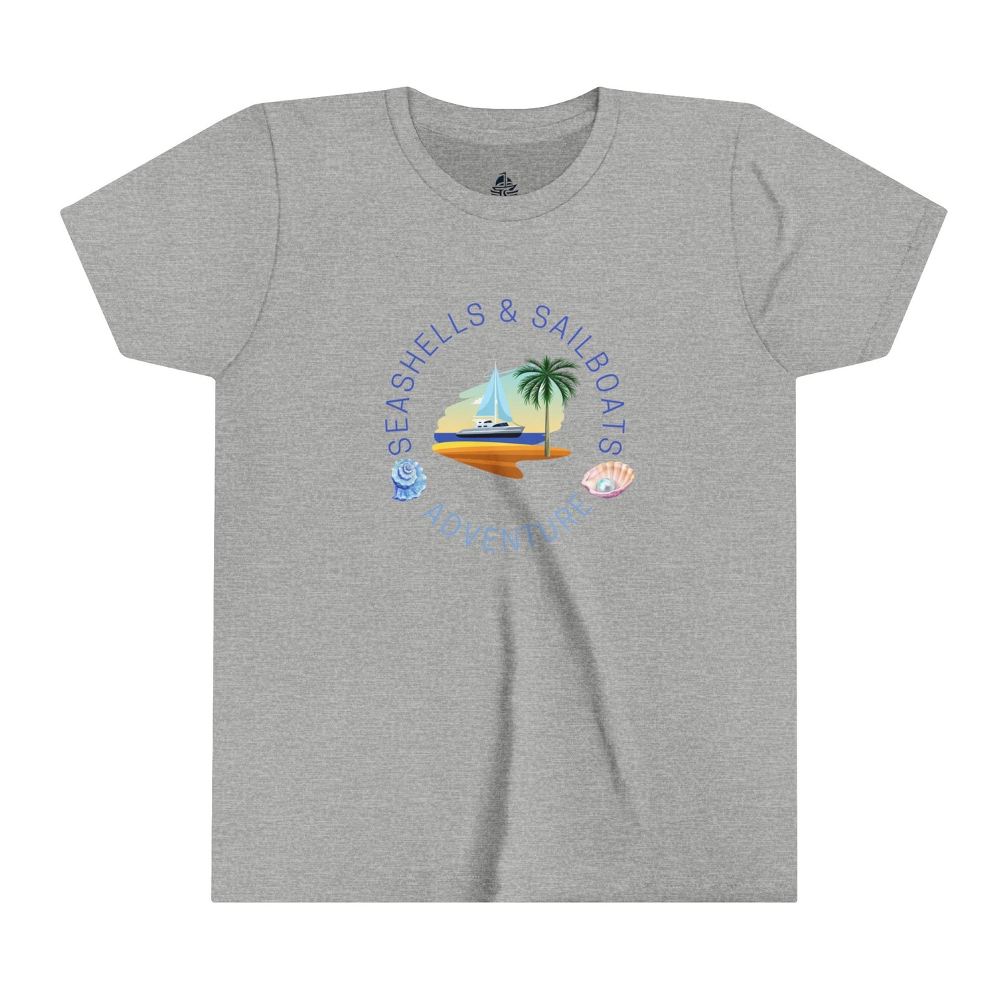 Seashells and Sailboats Youth Short Sleeve Tee - Haute Sail