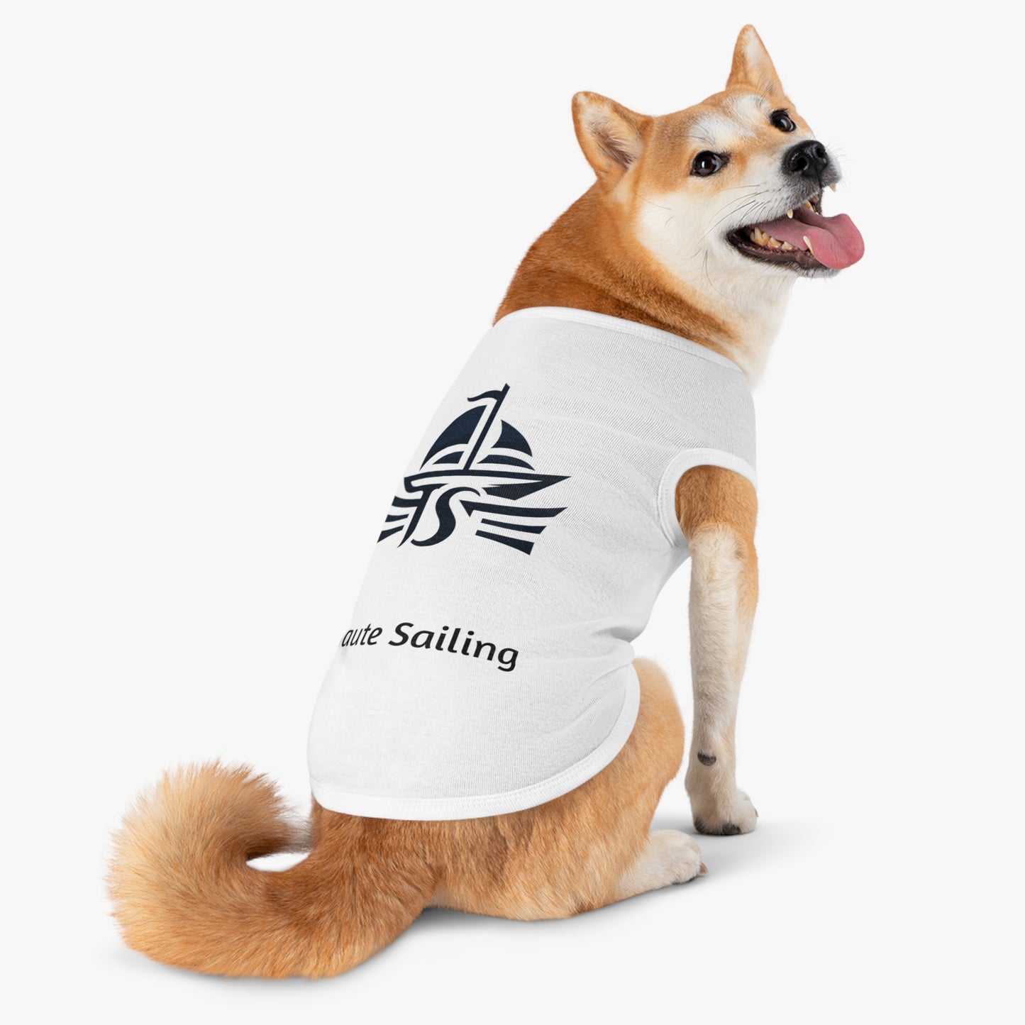 Pet Tank Top - I'd rather be Haute Sailing