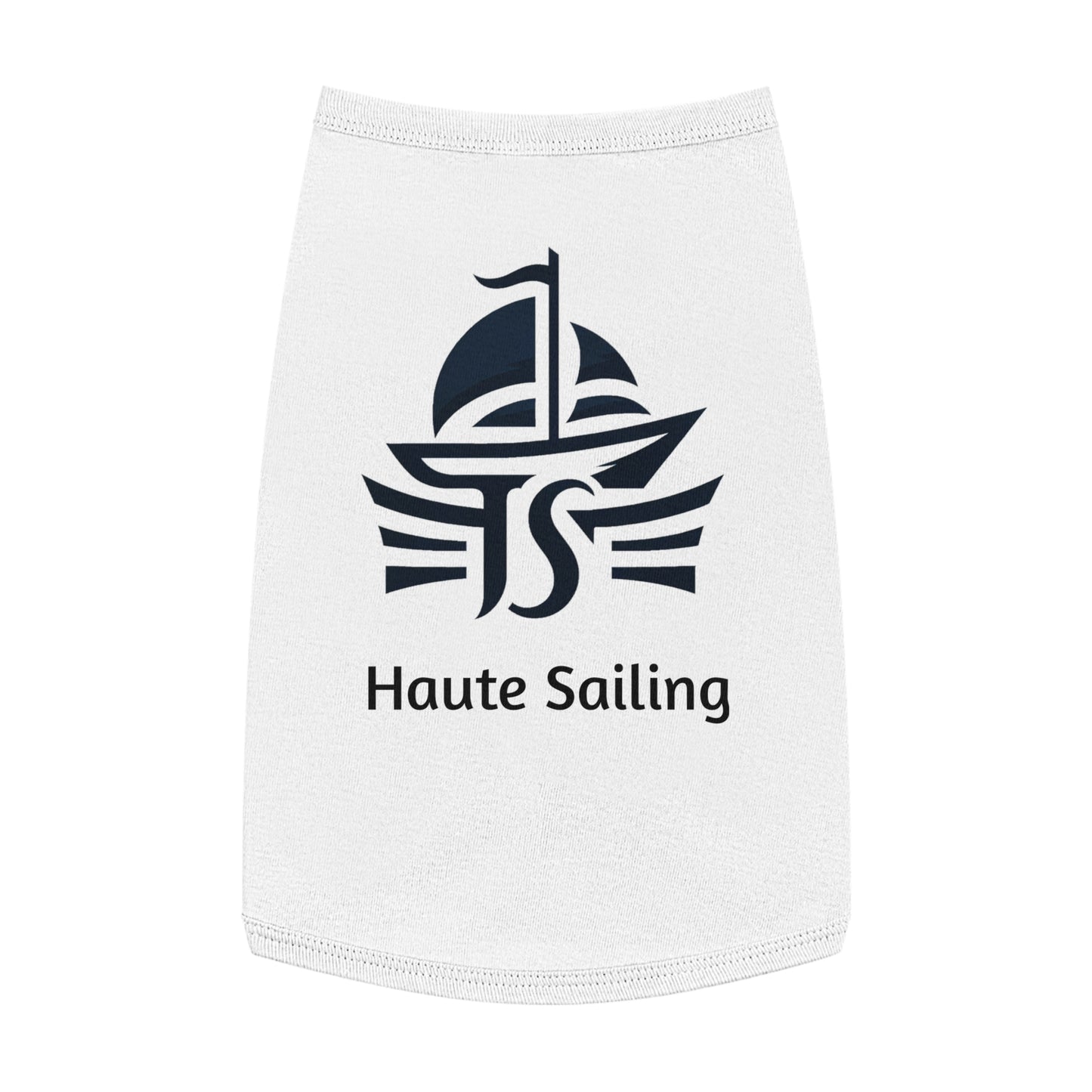 Pet Tank Top - I'd rather be Haute Sailing