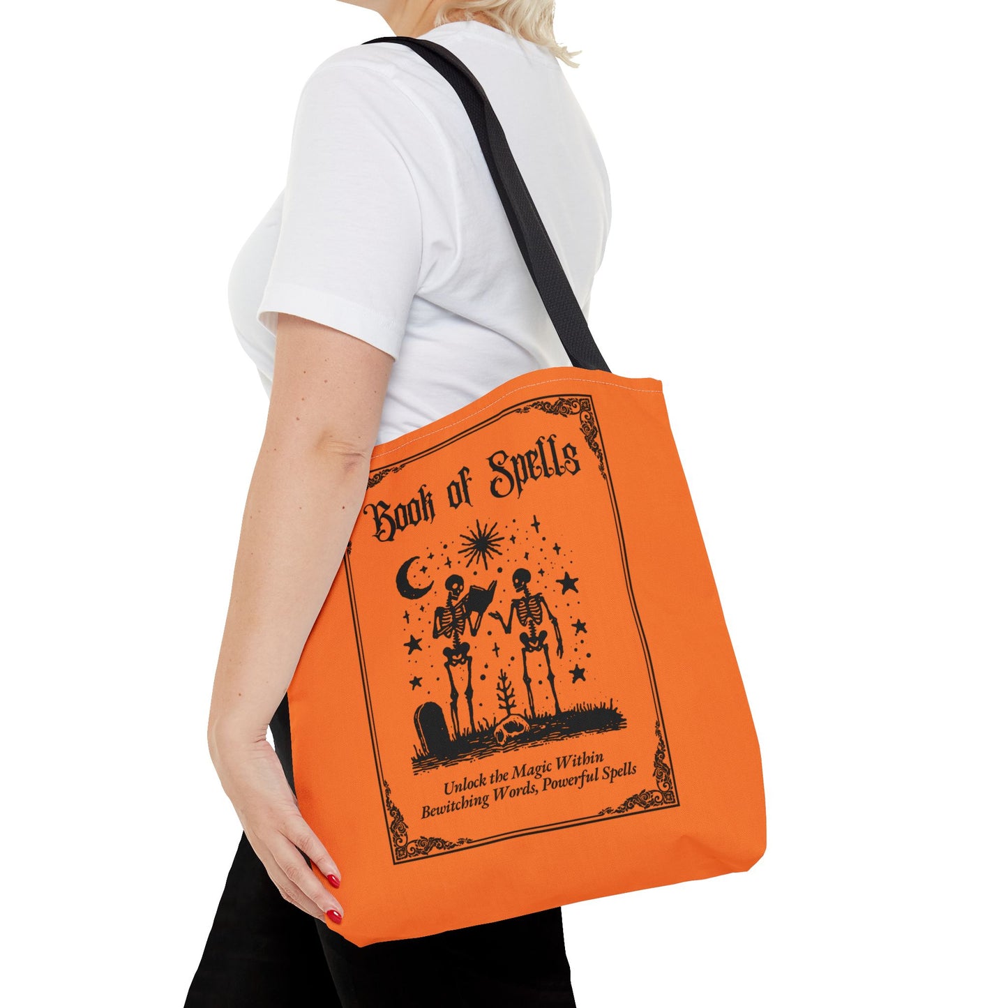 Book of Spells Halloween Tote Bag