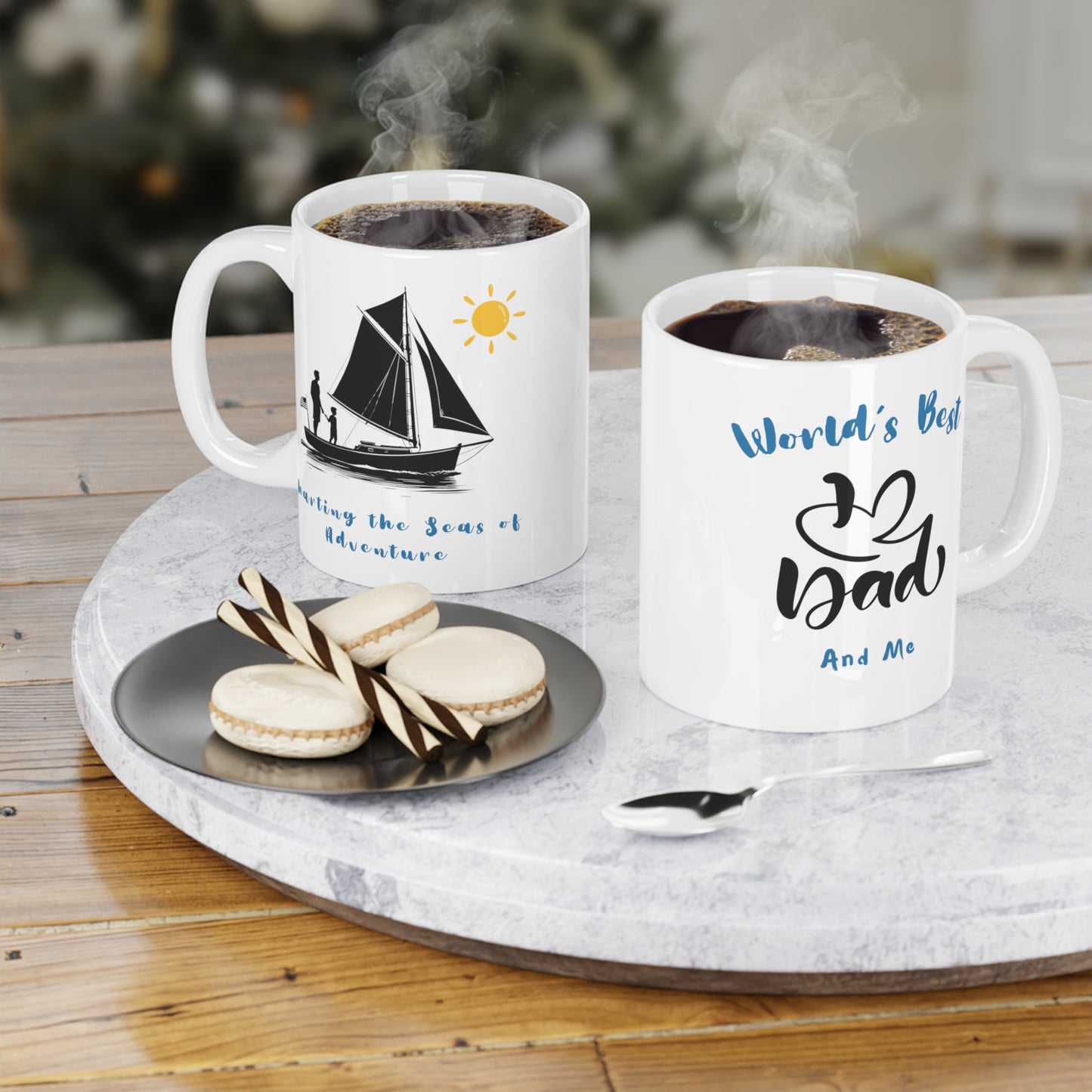 World's Best Dad & Me Son Ceramic Mugs (11oz\15oz\20oz)