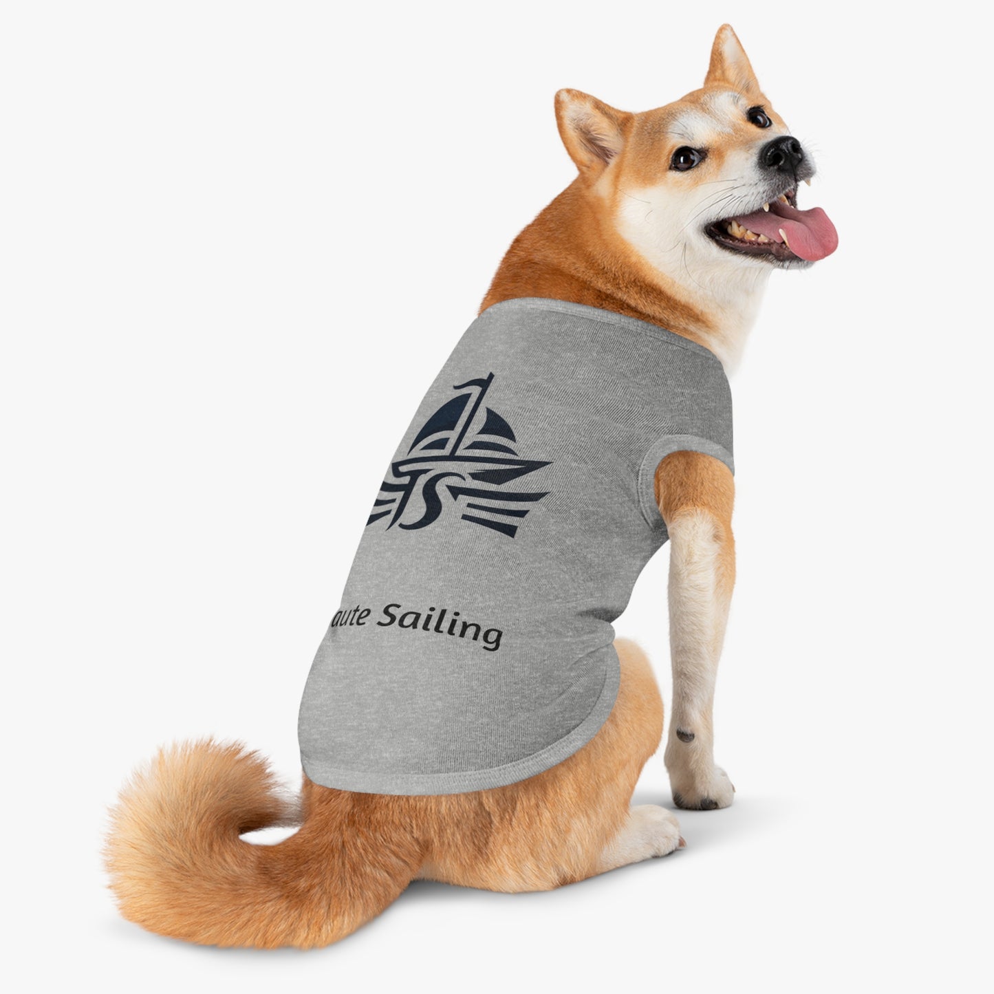 Pet Tank Top - I'd rather be Haute Sailing