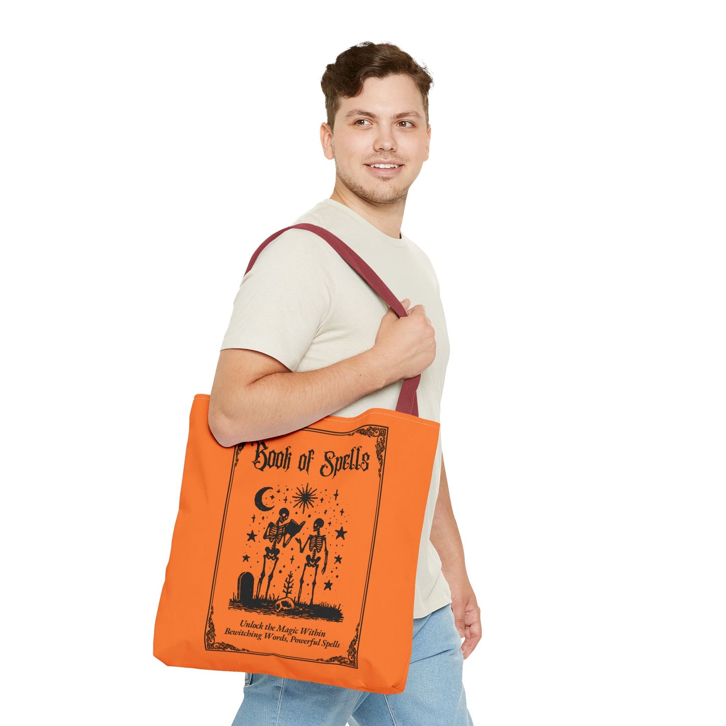 Book of Spells Halloween Tote Bag