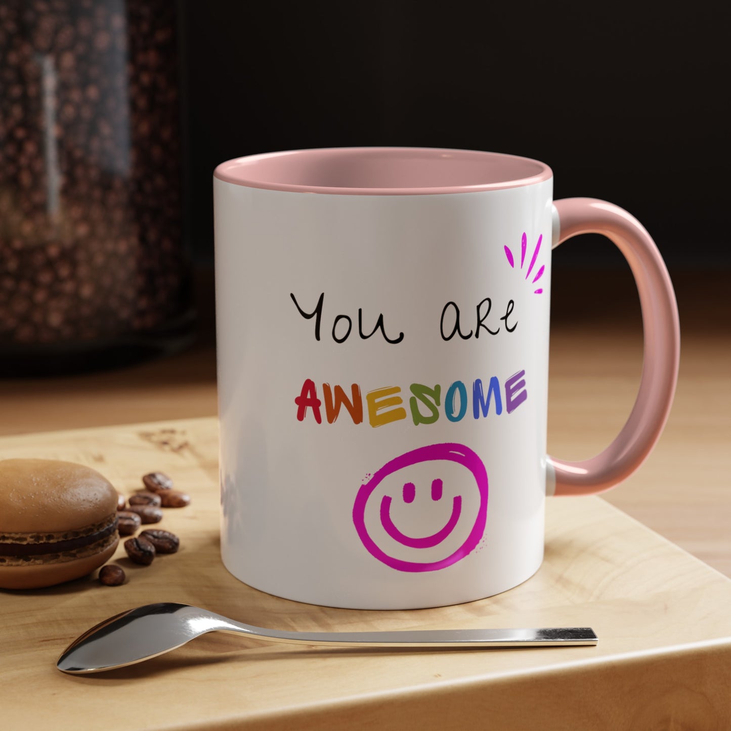 You are Awesome Accent Coffee Mug, 11oz - Haute Sail