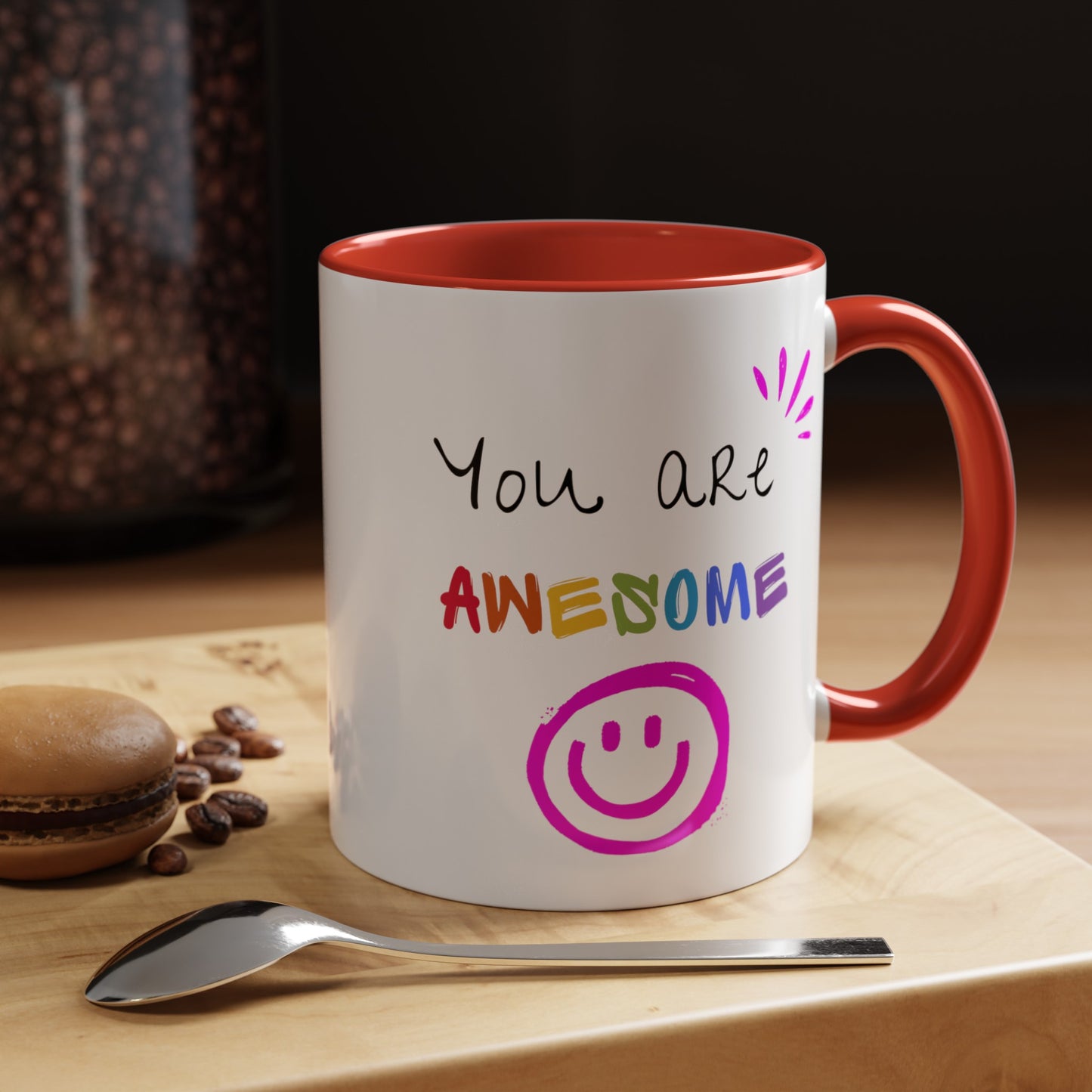 You are Awesome Accent Coffee Mug, 11oz - Haute Sail