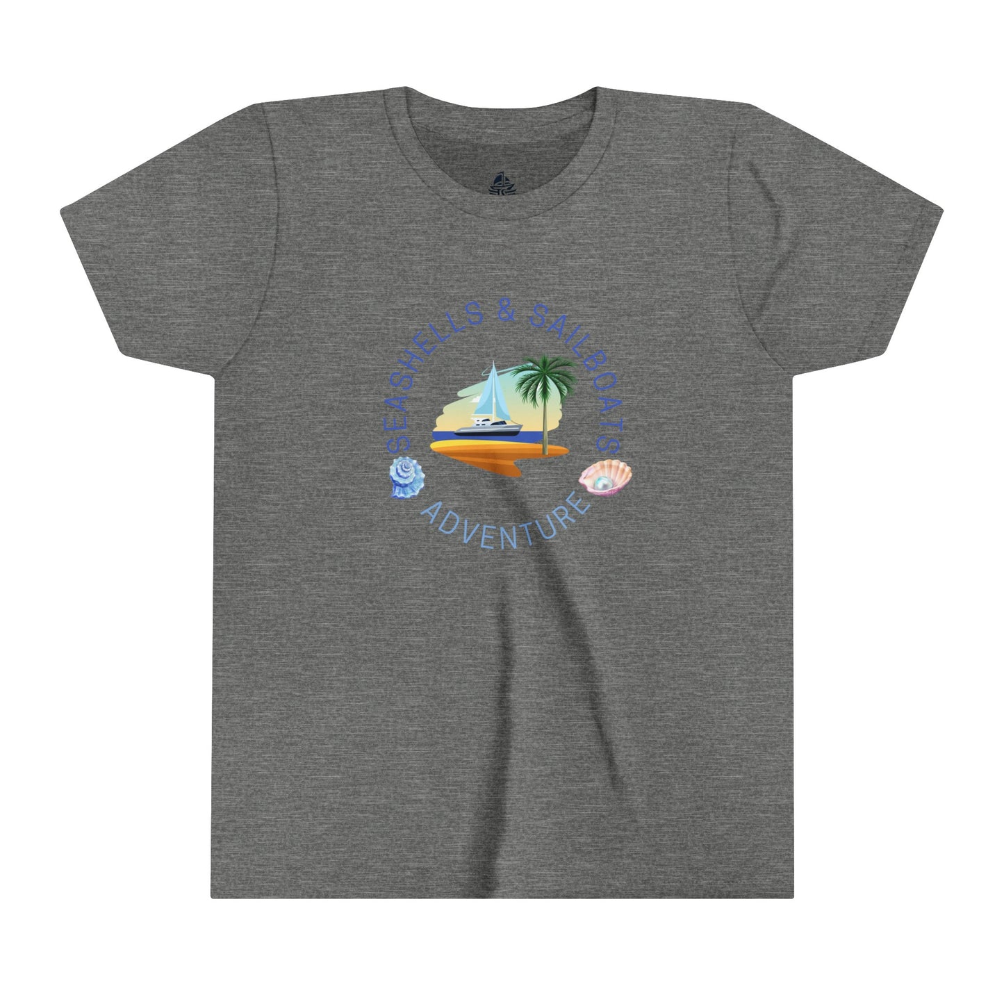 Seashells and Sailboats Youth Short Sleeve Tee - Haute Sail