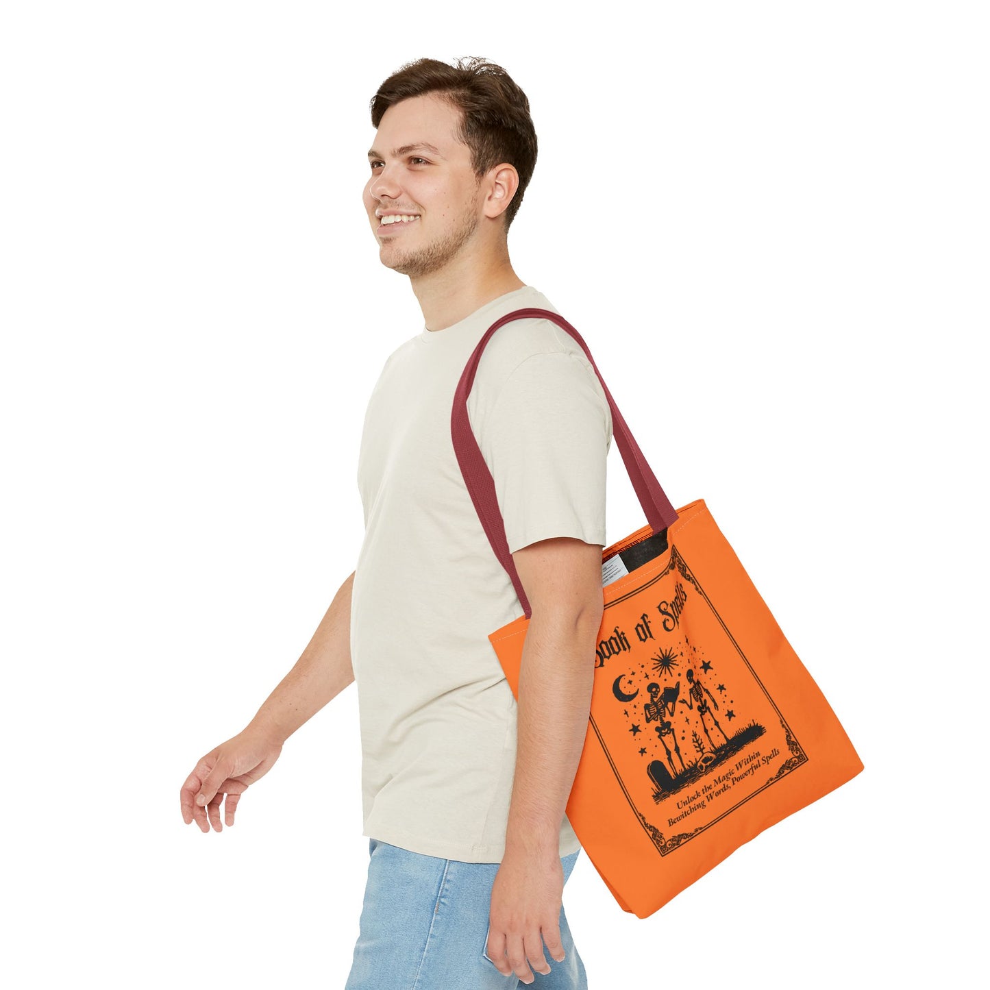 Book of Spells Halloween Tote Bag
