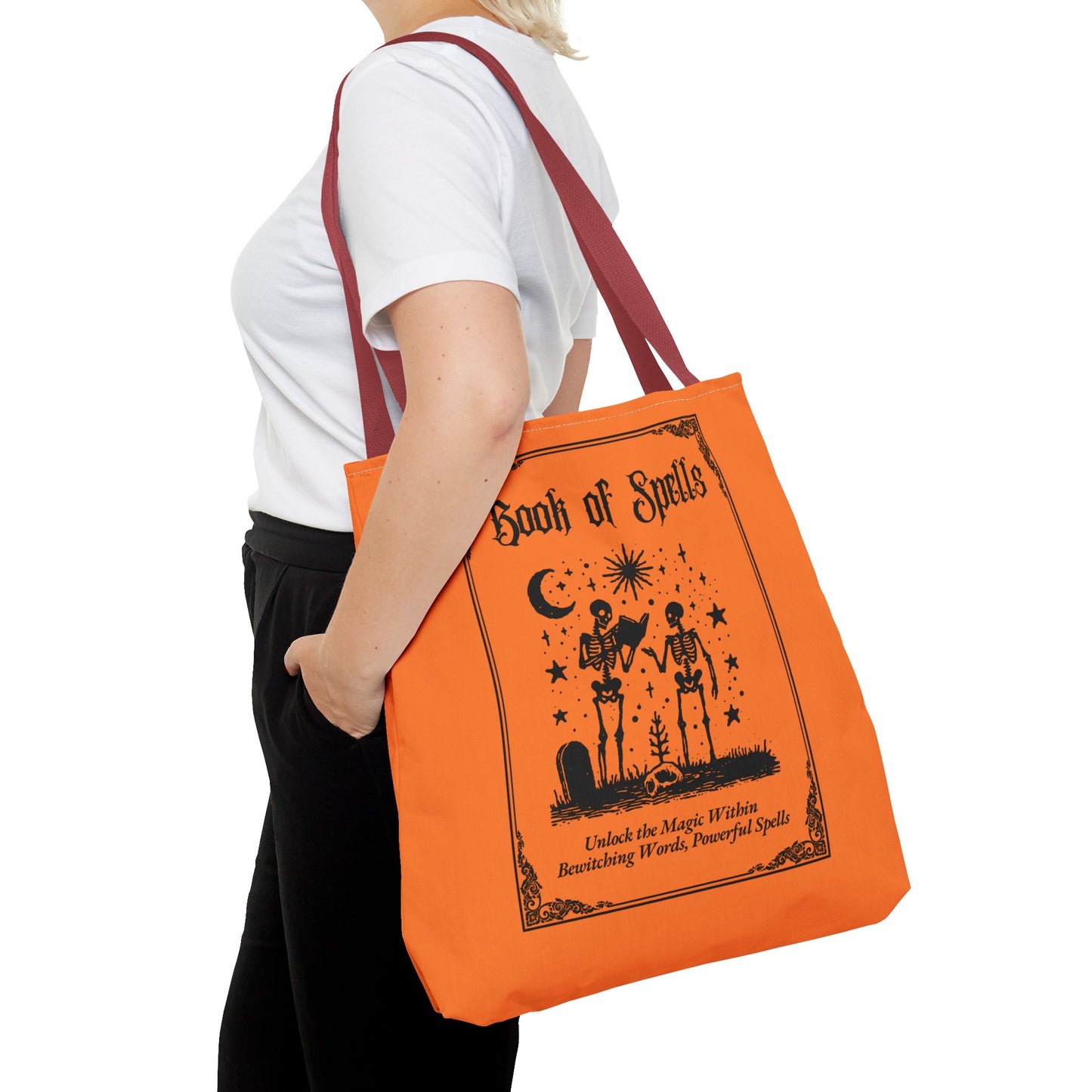 Book of Spells Halloween Tote Bag