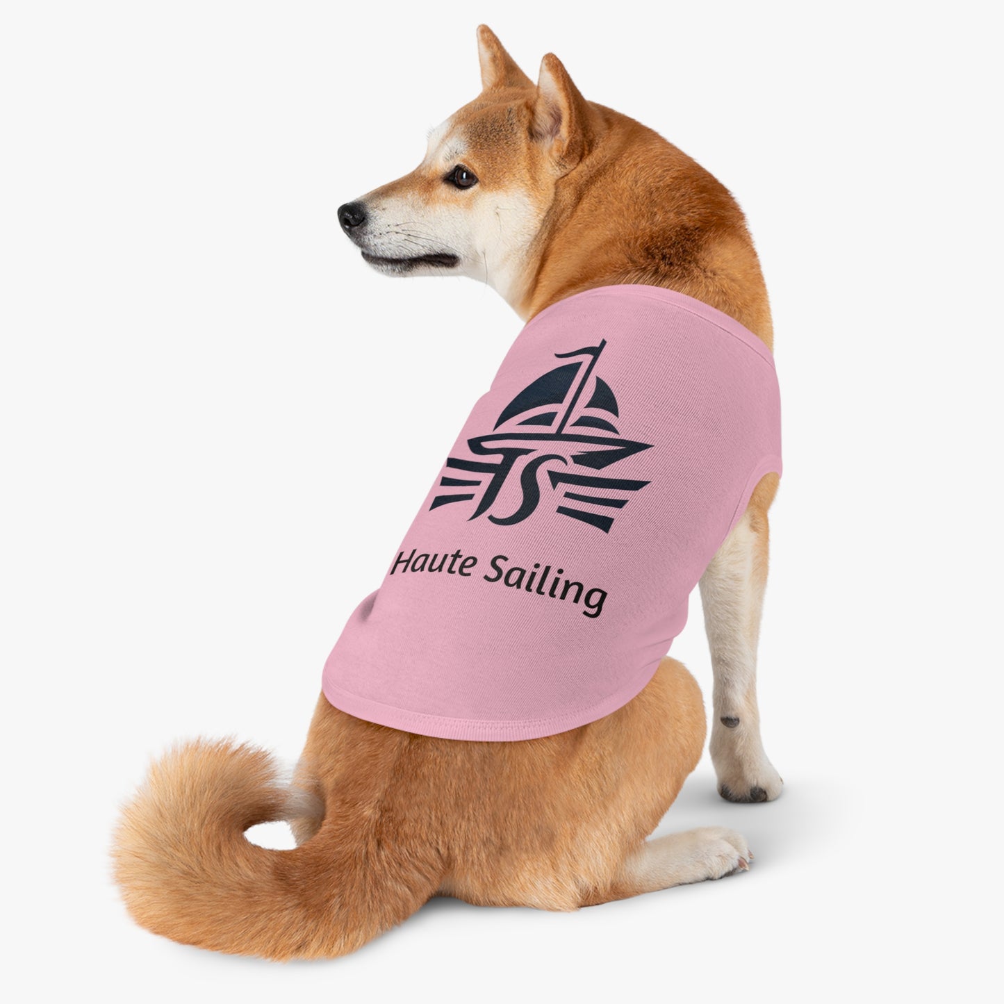 Pet Tank Top - I'd rather be Haute Sailing