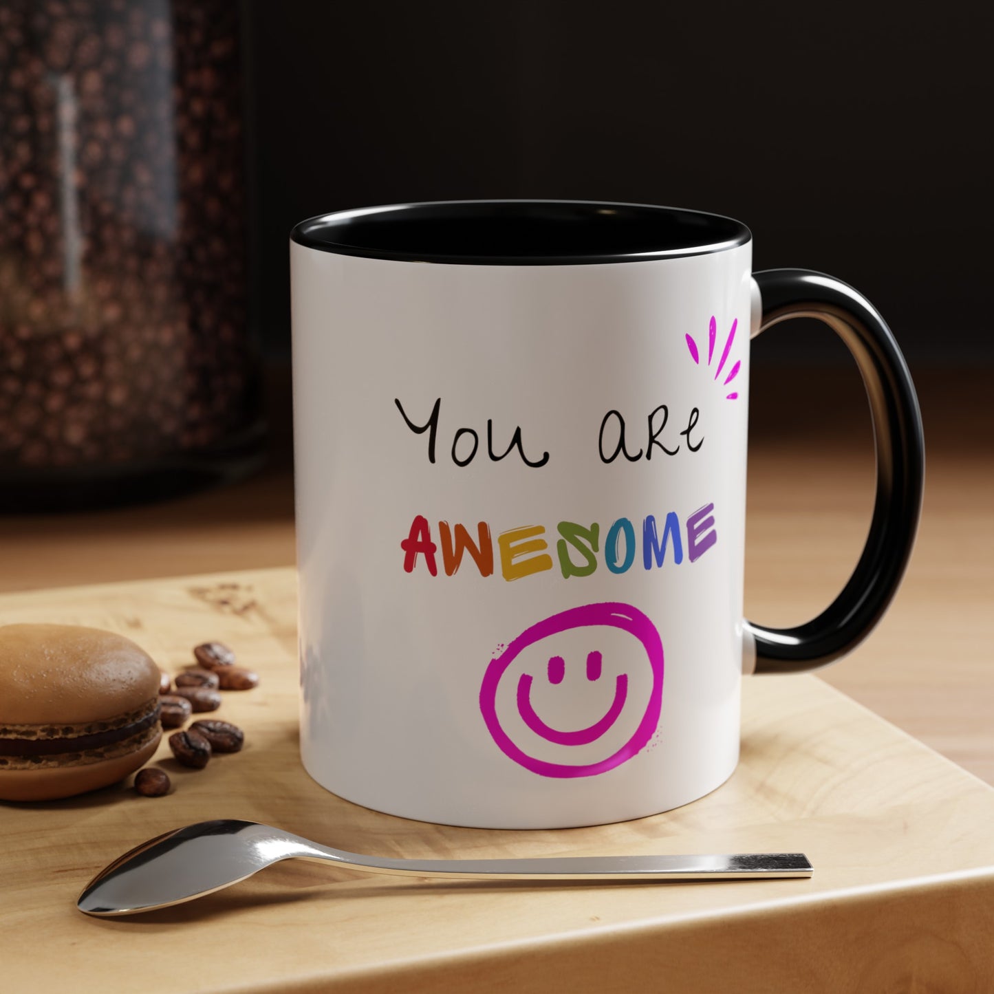 You are Awesome Accent Coffee Mug, 11oz - Haute Sail