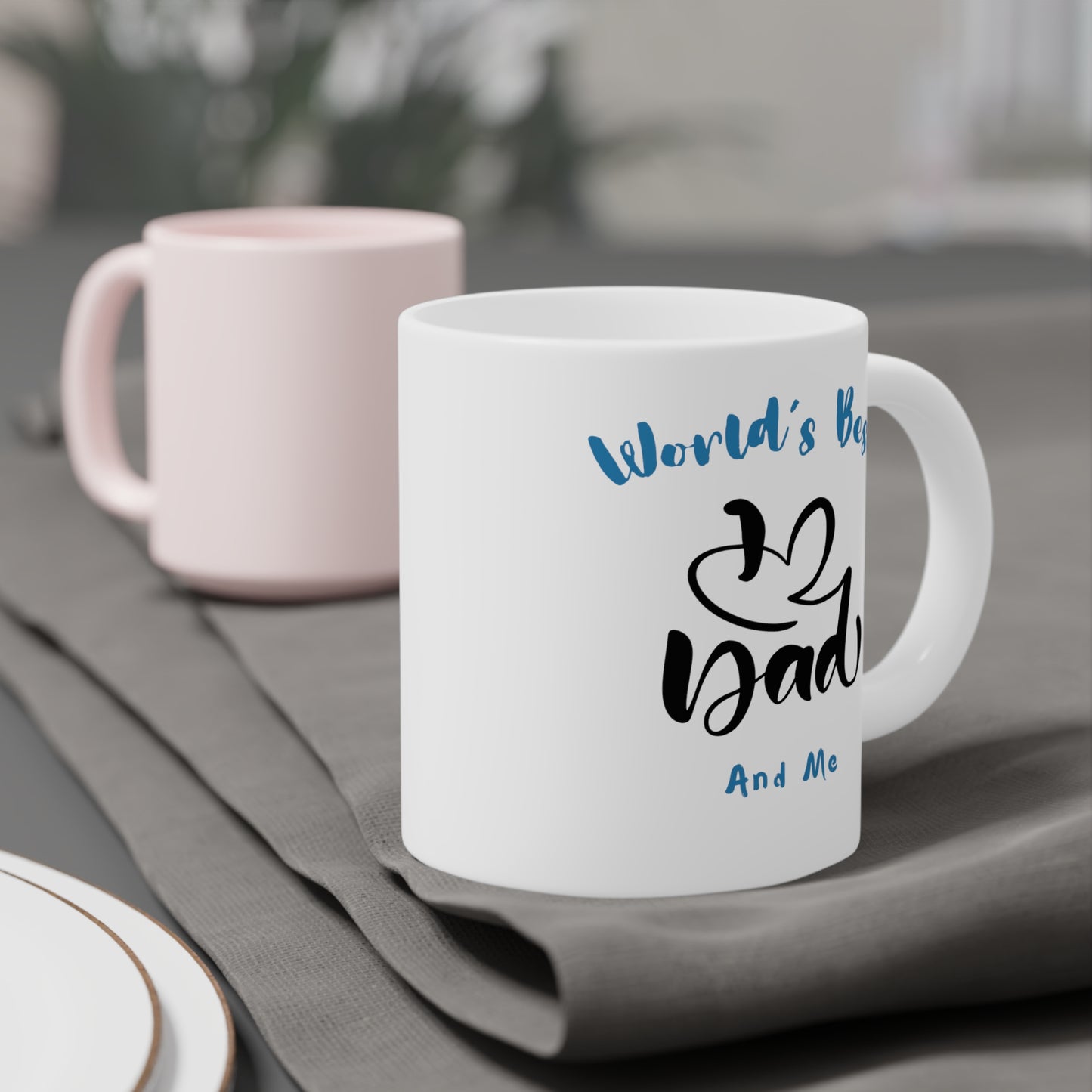 World's Best Dad & Me Son Ceramic Mugs (11oz\15oz\20oz)