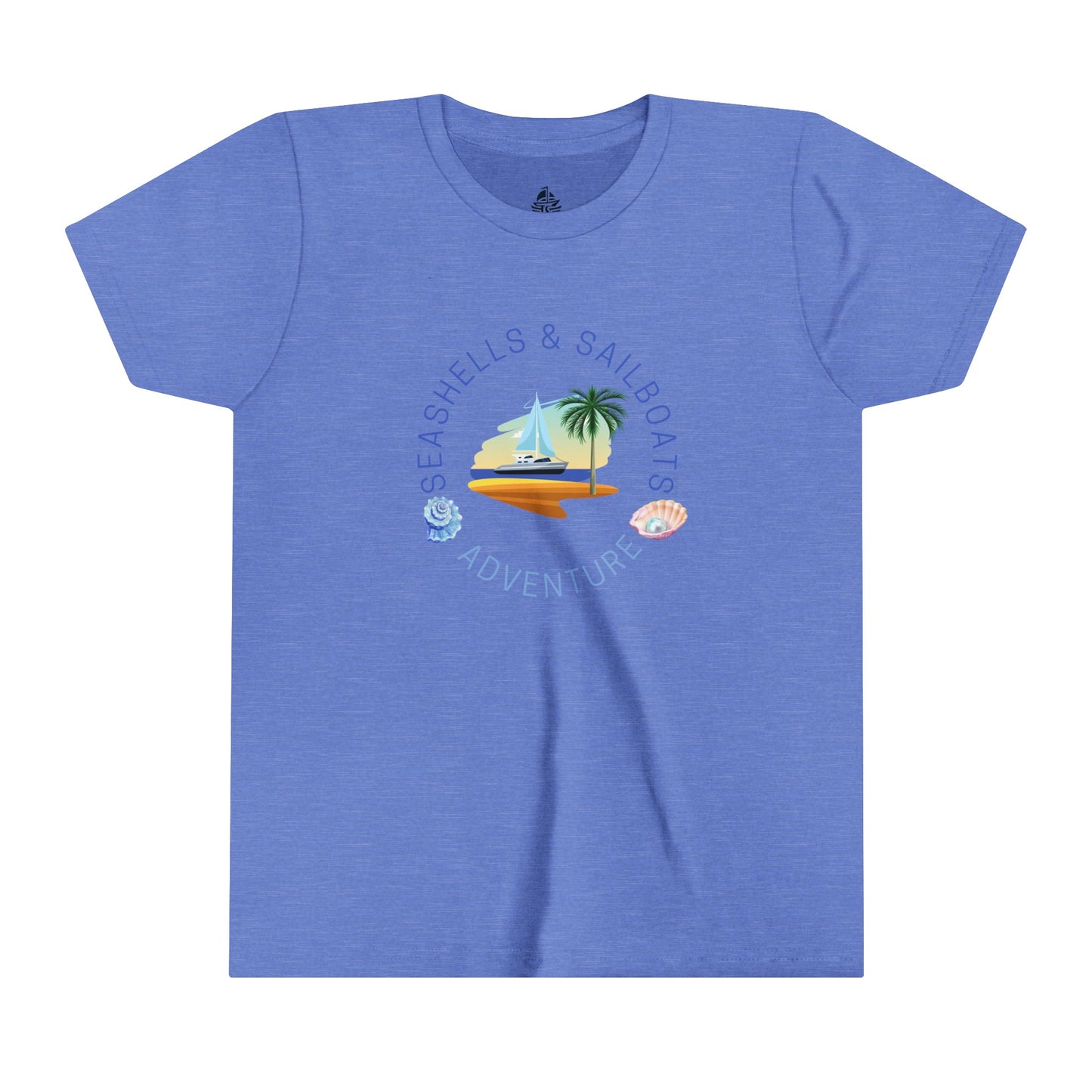 Seashells and Sailboats Youth Short Sleeve Tee - Haute Sail