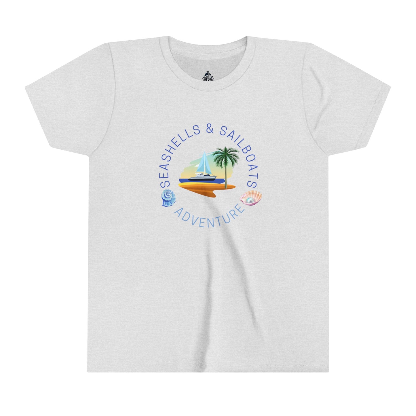 Seashells and Sailboats Youth Short Sleeve Tee - Haute Sail