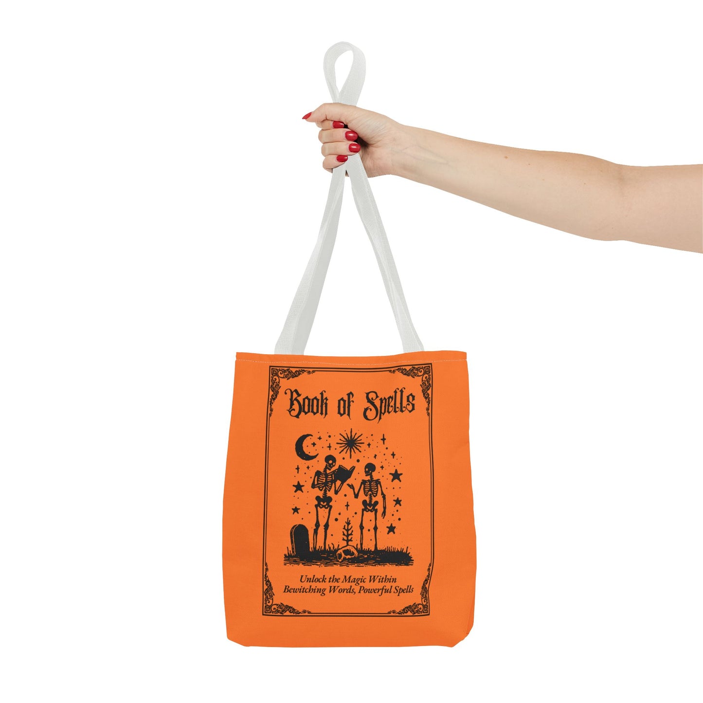 Book of Spells Halloween Tote Bag