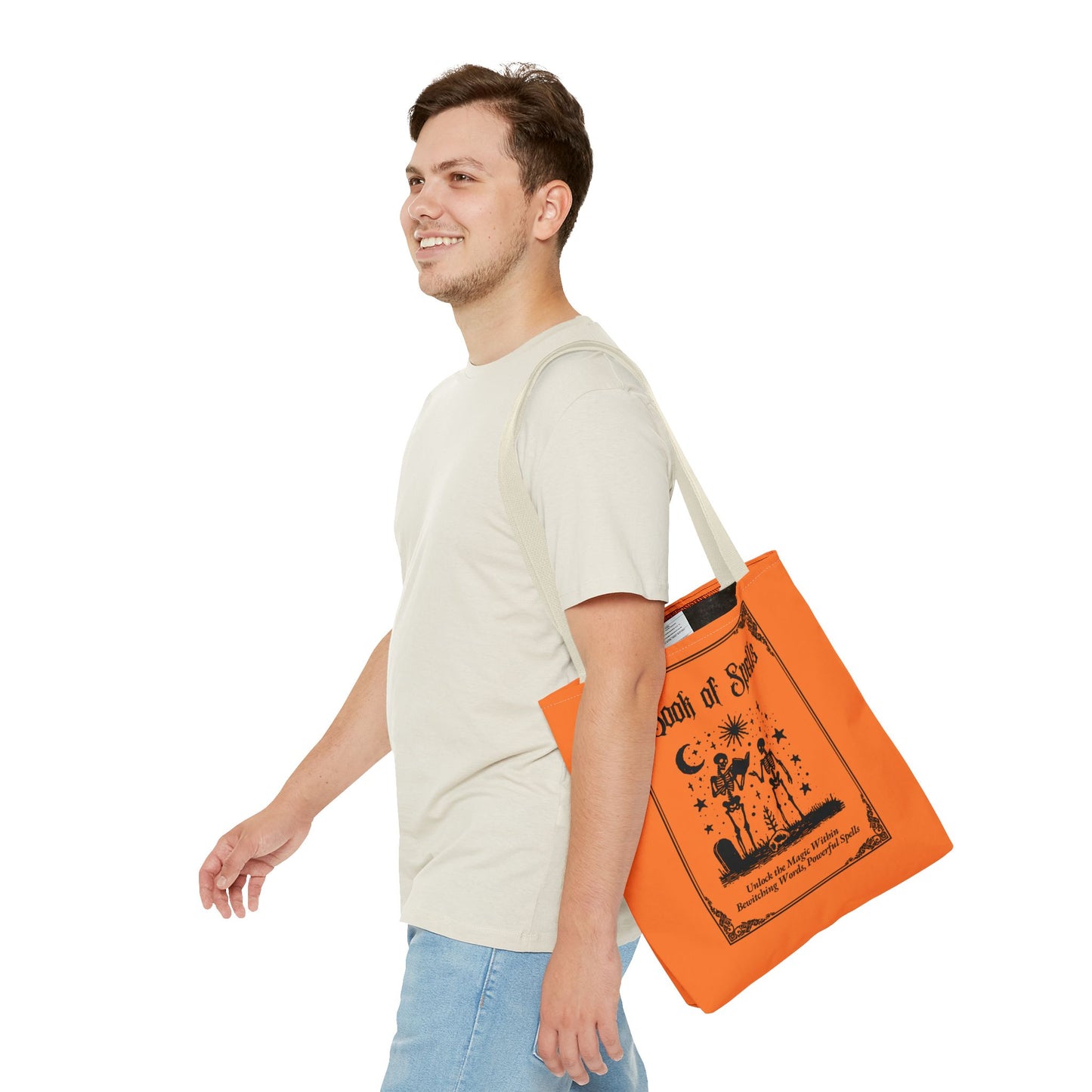 Book of Spells Halloween Tote Bag