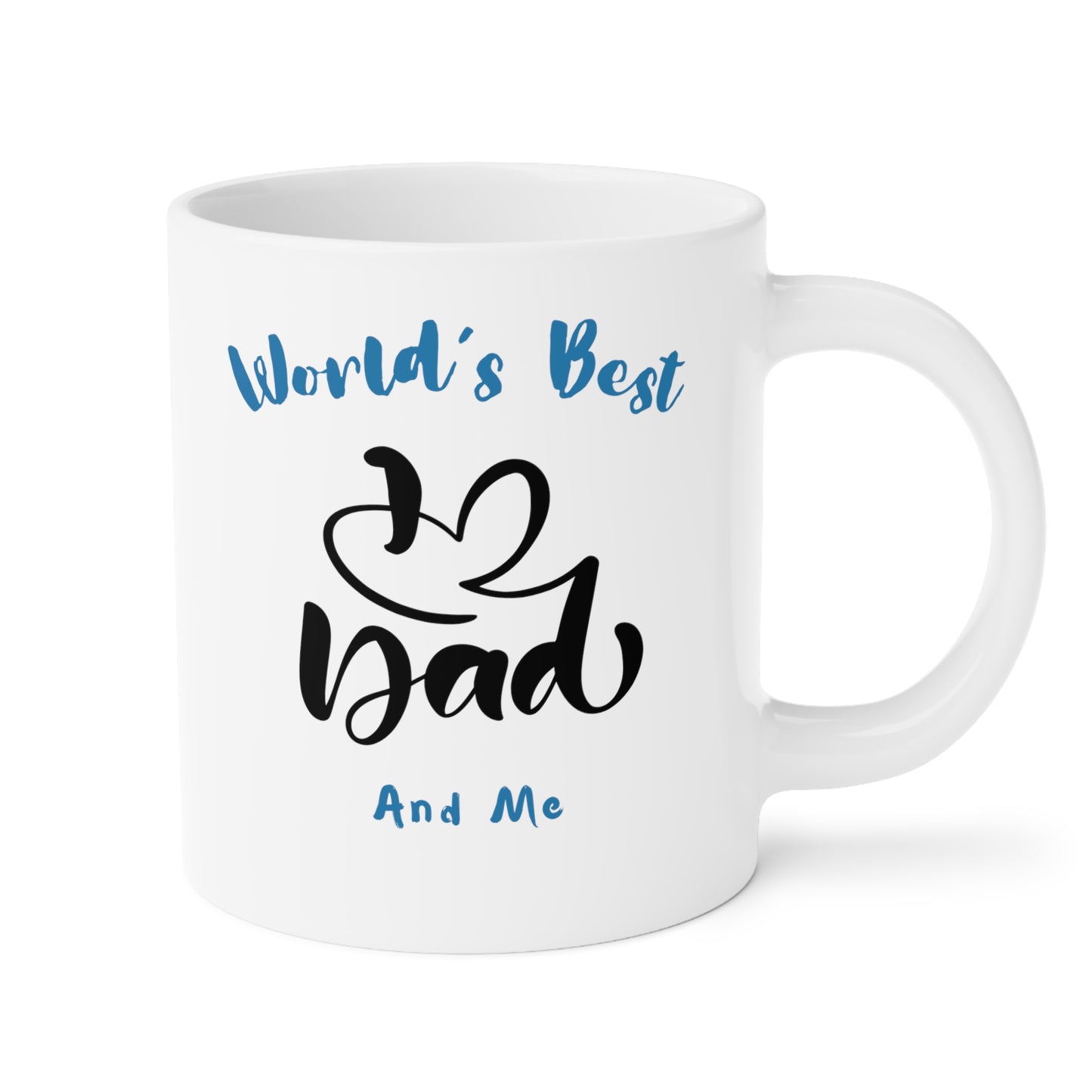World's Best Dad & Me Son Ceramic Mugs (11oz\15oz\20oz)