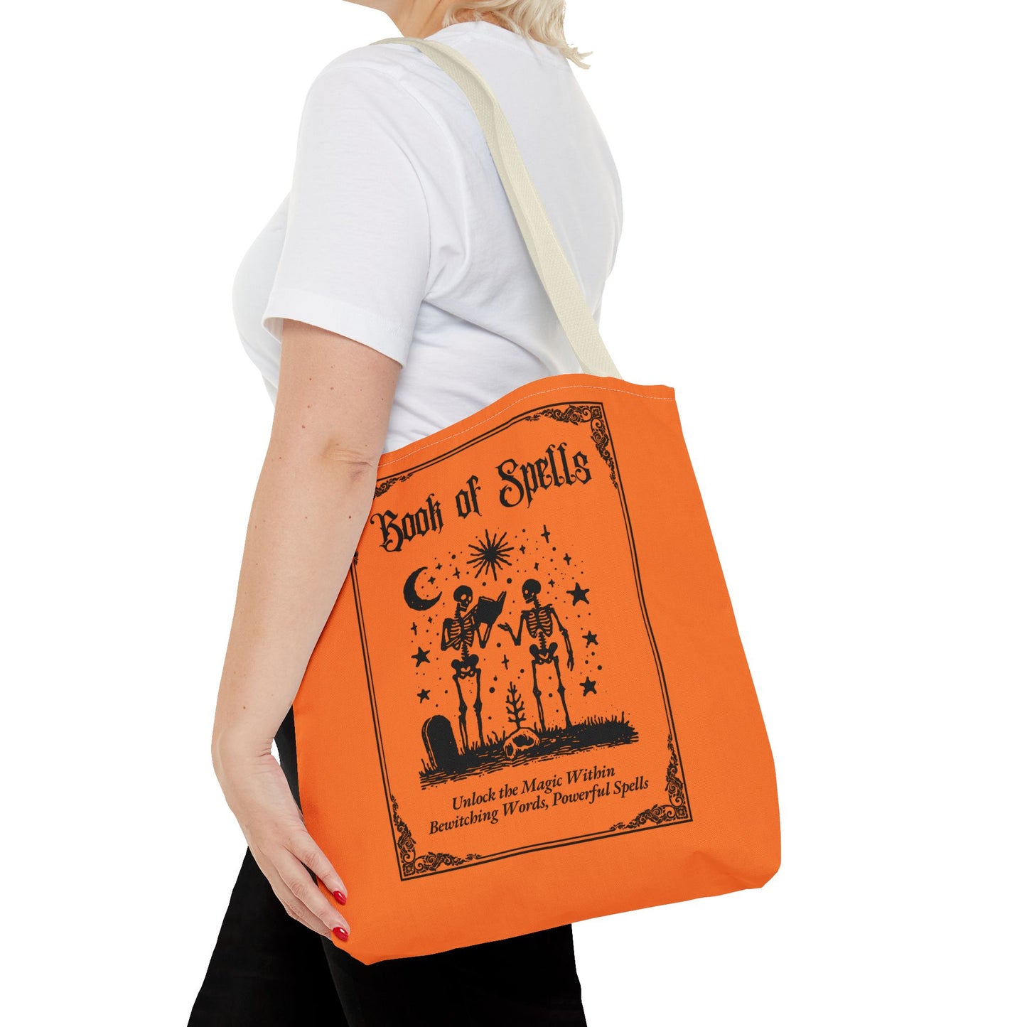Book of Spells Halloween Tote Bag