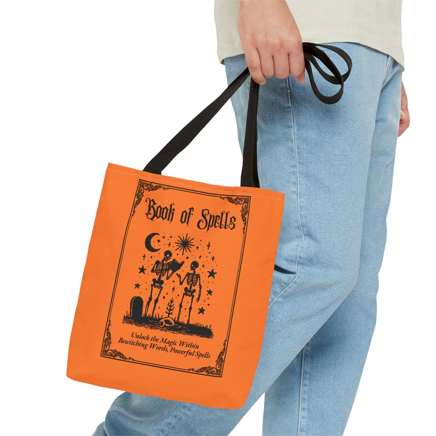 Book of Spells Halloween Tote Bag