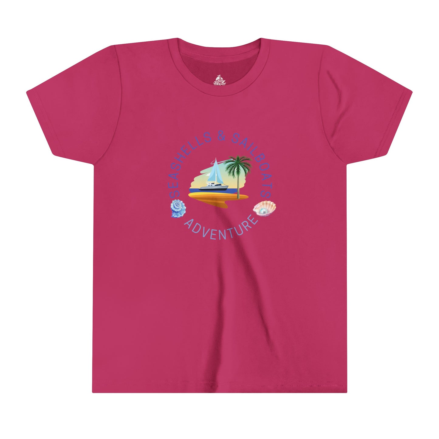Seashells and Sailboats Youth Short Sleeve Tee - Haute Sail