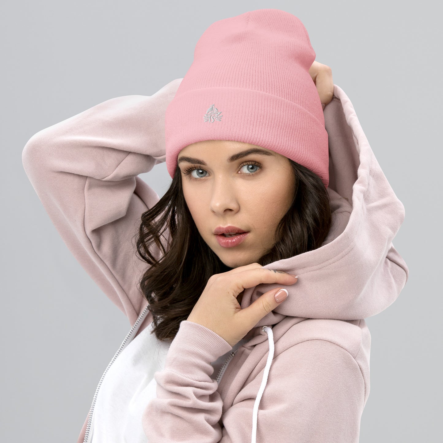 Haute Sail Embroidered Cuffed Beanie - Haute Sail