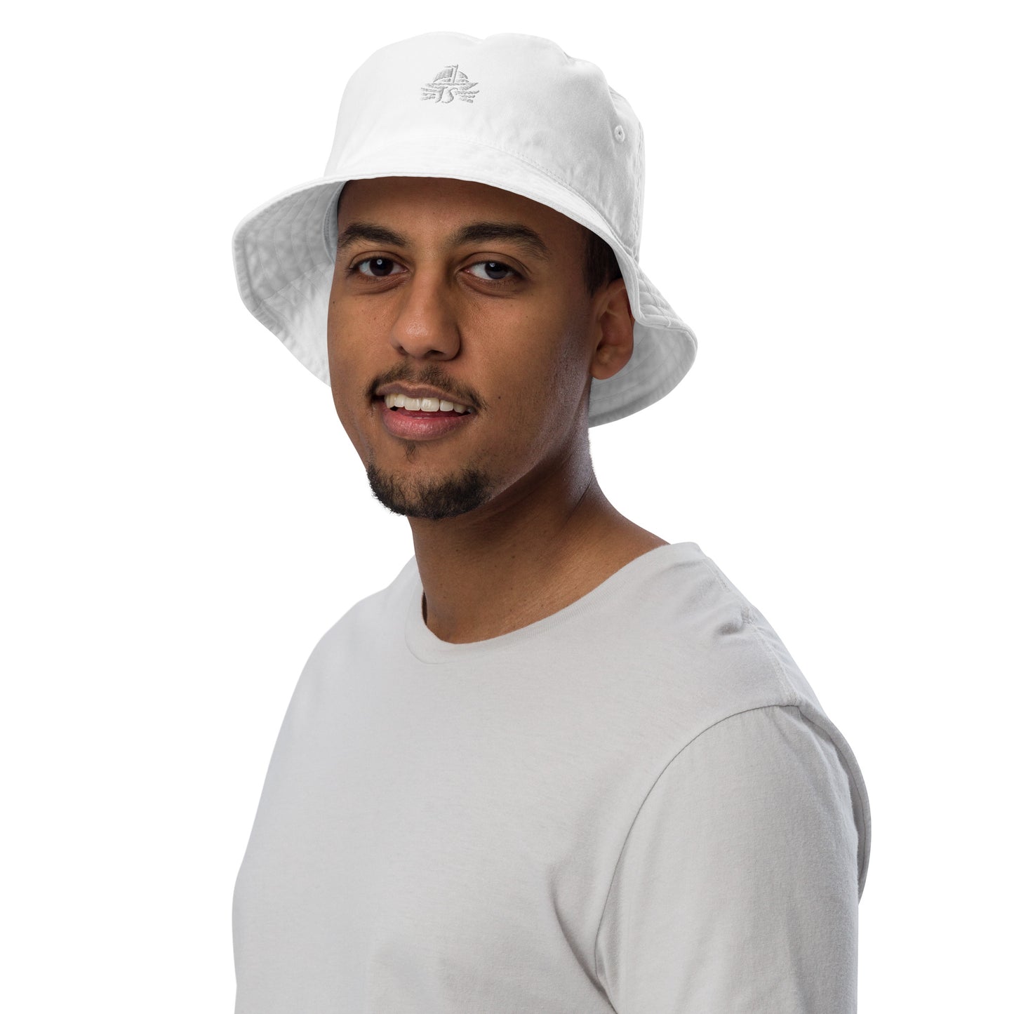 Haute Sail Embroidered Organic bucket hat - Haute Sail