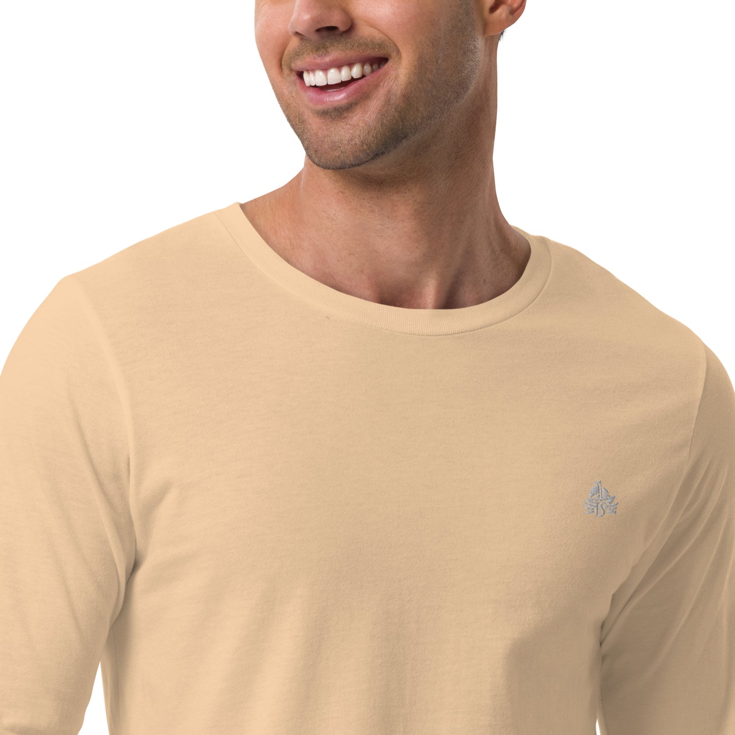 Haute Sail Embroidered Unisex Long Sleeve Tee - Haute Sail