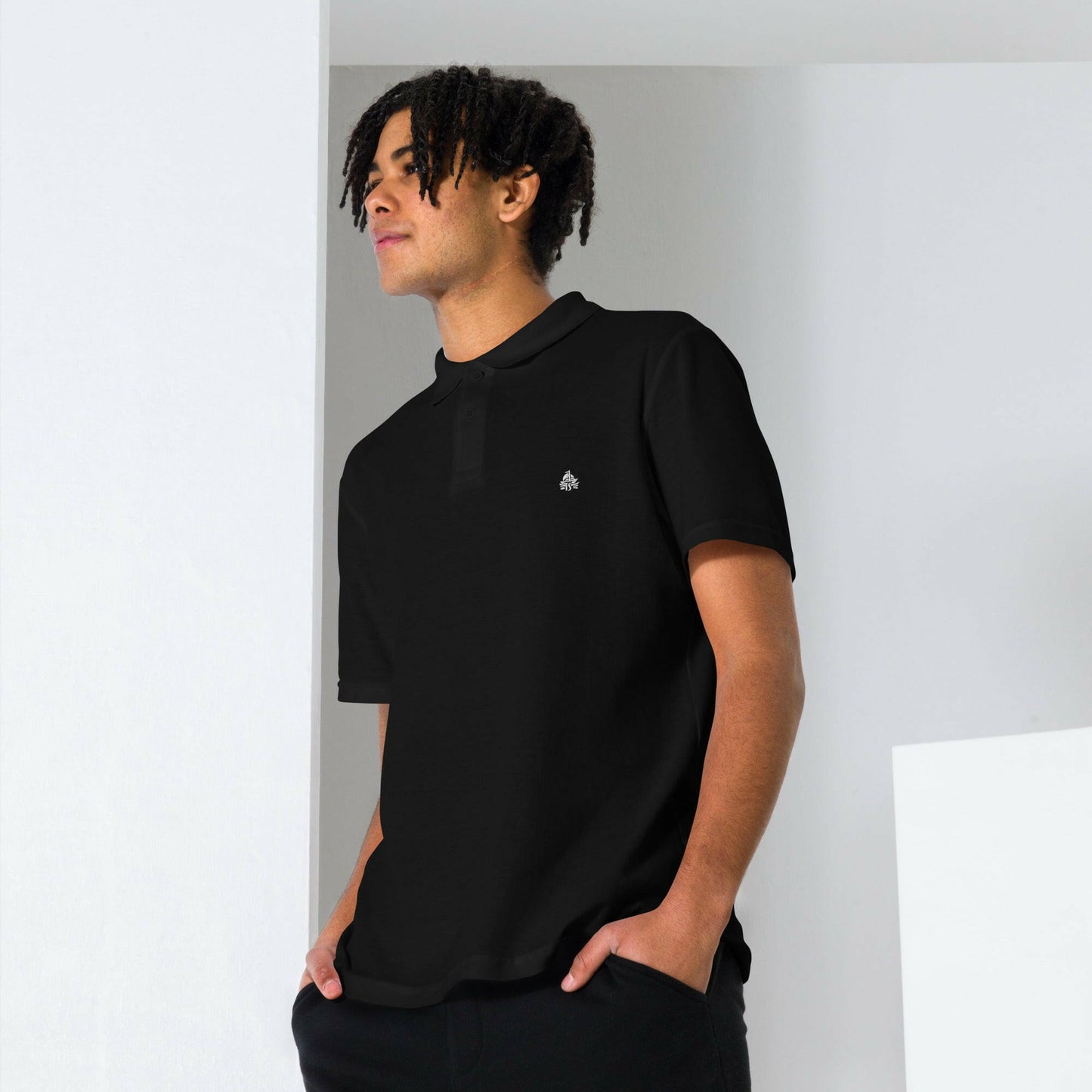Unisex pique polo shirt - Haute Sail