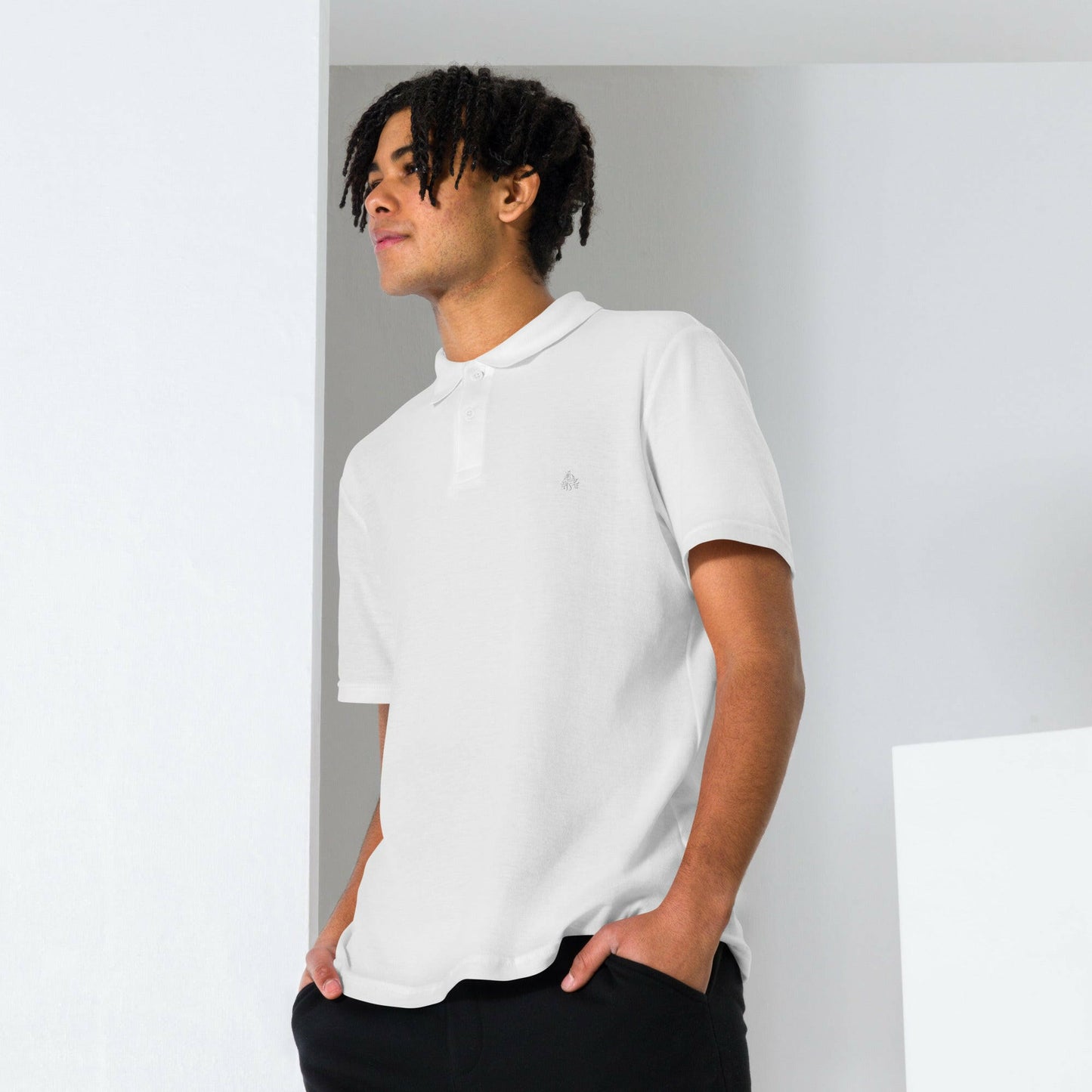 Unisex pique polo shirt - Haute Sail
