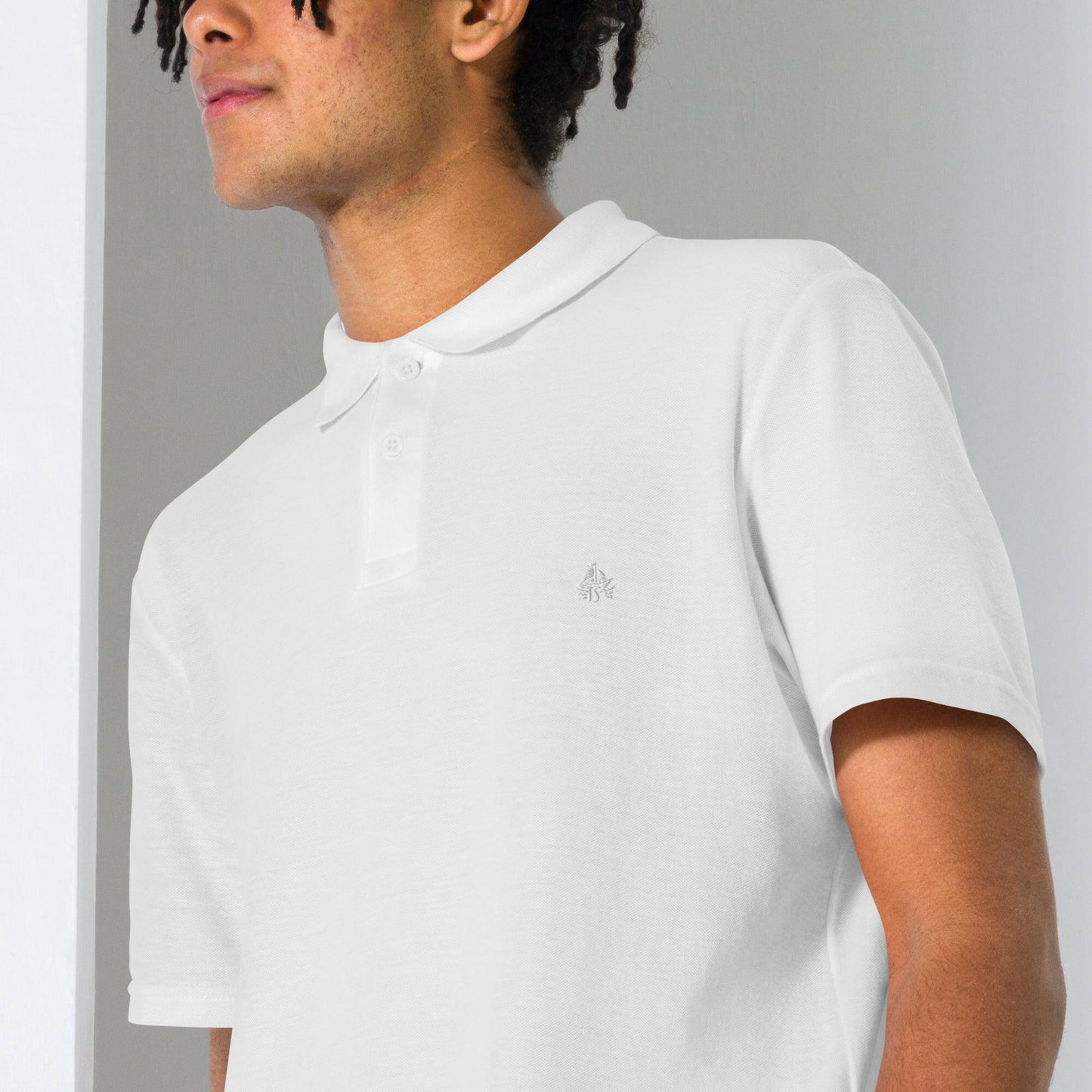 Unisex pique polo shirt - Haute Sail